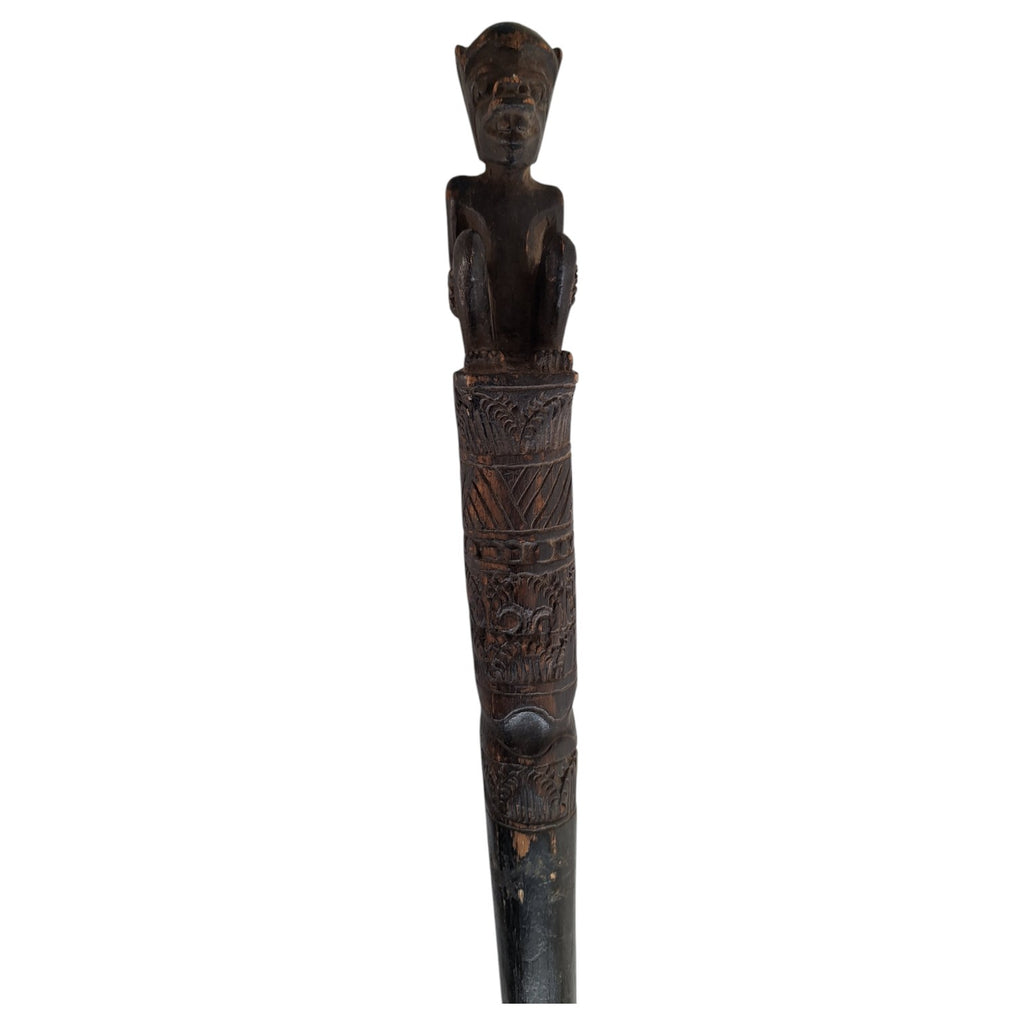 Afrikanischer Zeremonialstab – traditioneller Gehstock mit Symbolik