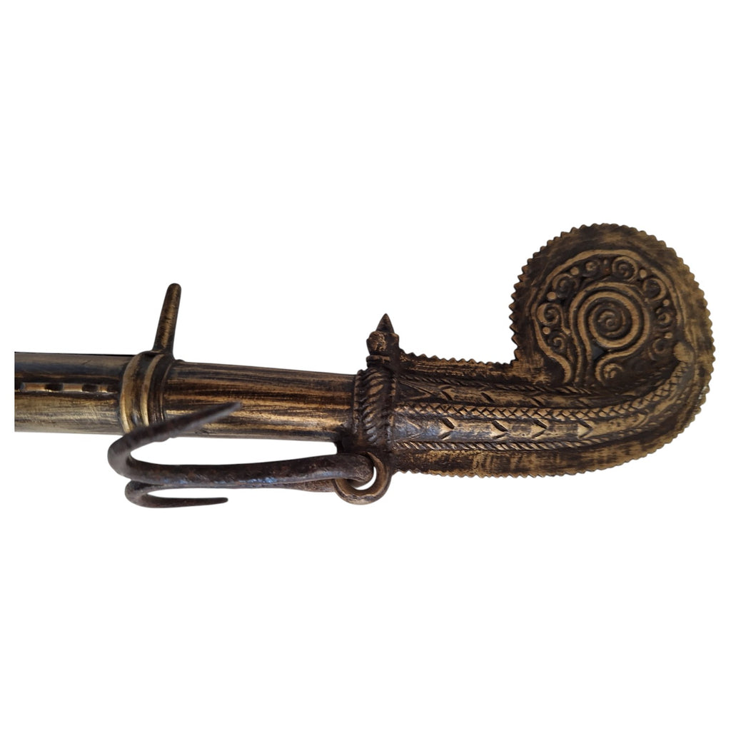 Vellikol teakwood scale with bronze fittings – India, ca. 1900–1920