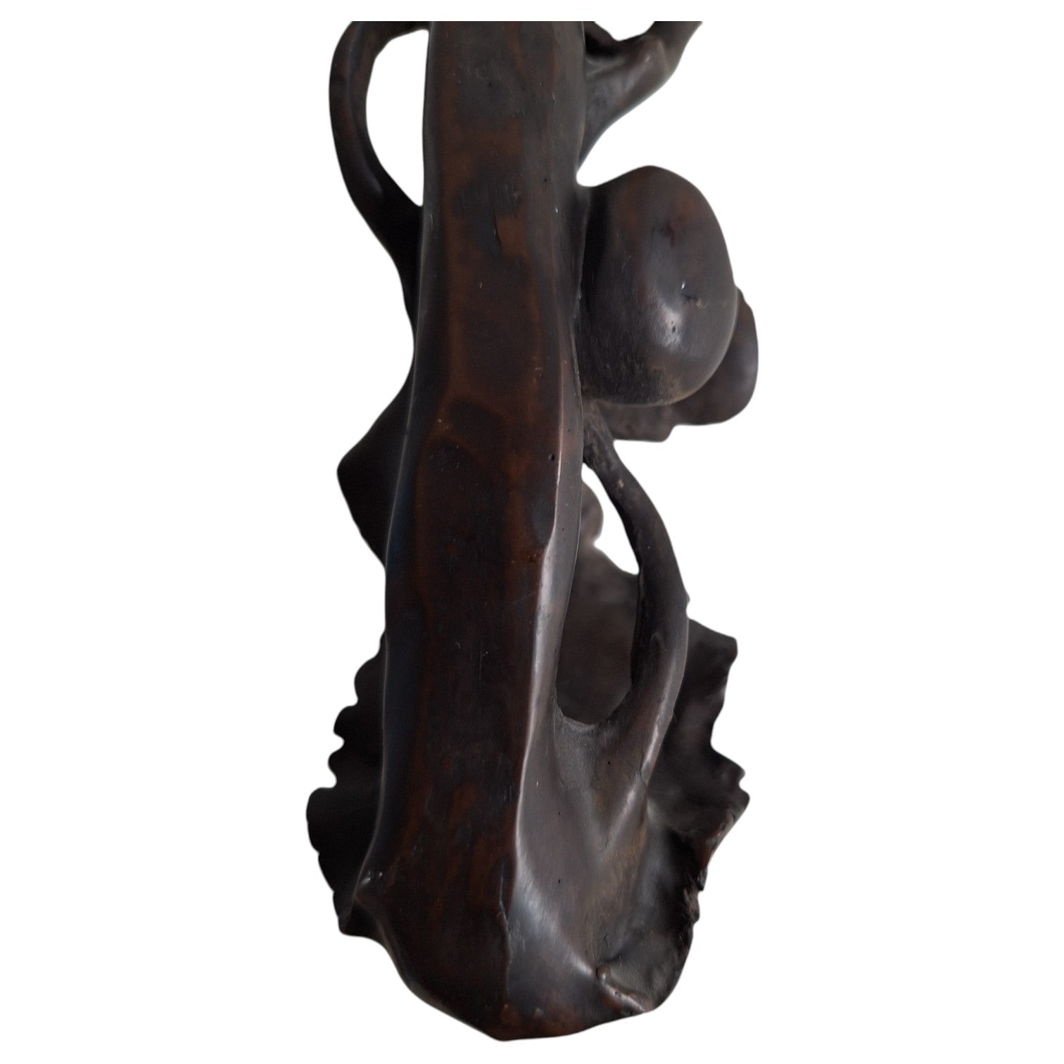 Handgeschnitztes Ruyi-Holzornament – China, 1950er-1960er Jahre