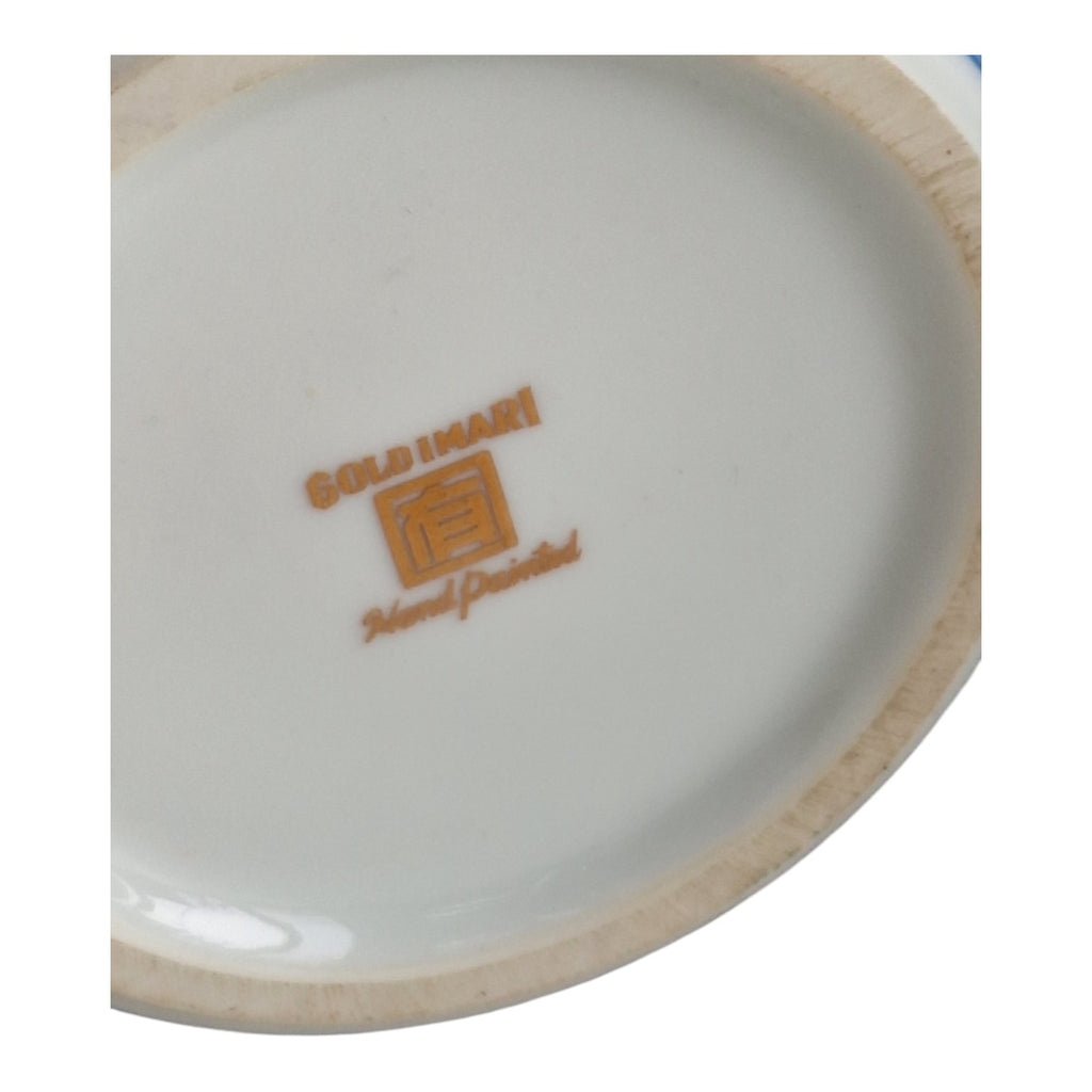 Set aus zwei Gold Imari Ingwertöpfen – Japanisches Porzellan, 15 cm