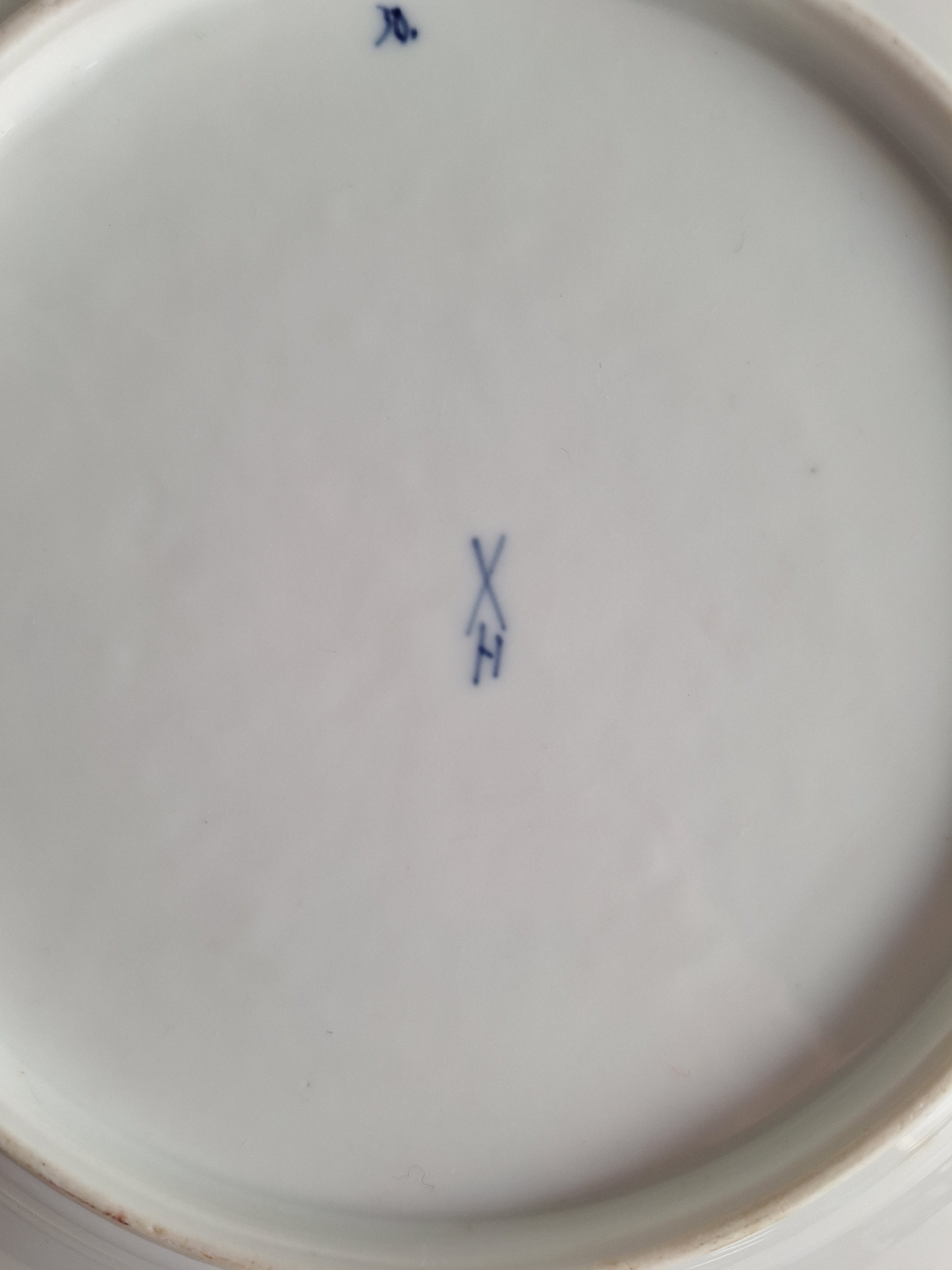 Louis Regout Mosa Teller | Zwiebelmuster Dekor | Maastrichter Porzellan | Ø 21,7 cm