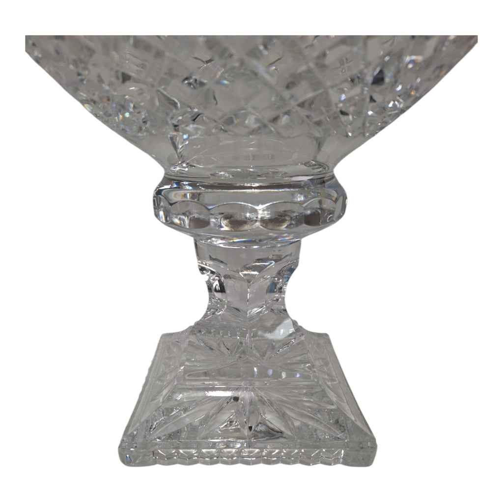Kristall-Bowle | Geschliffenes Klarglas | H. 26,5 cm | 3,7 kg