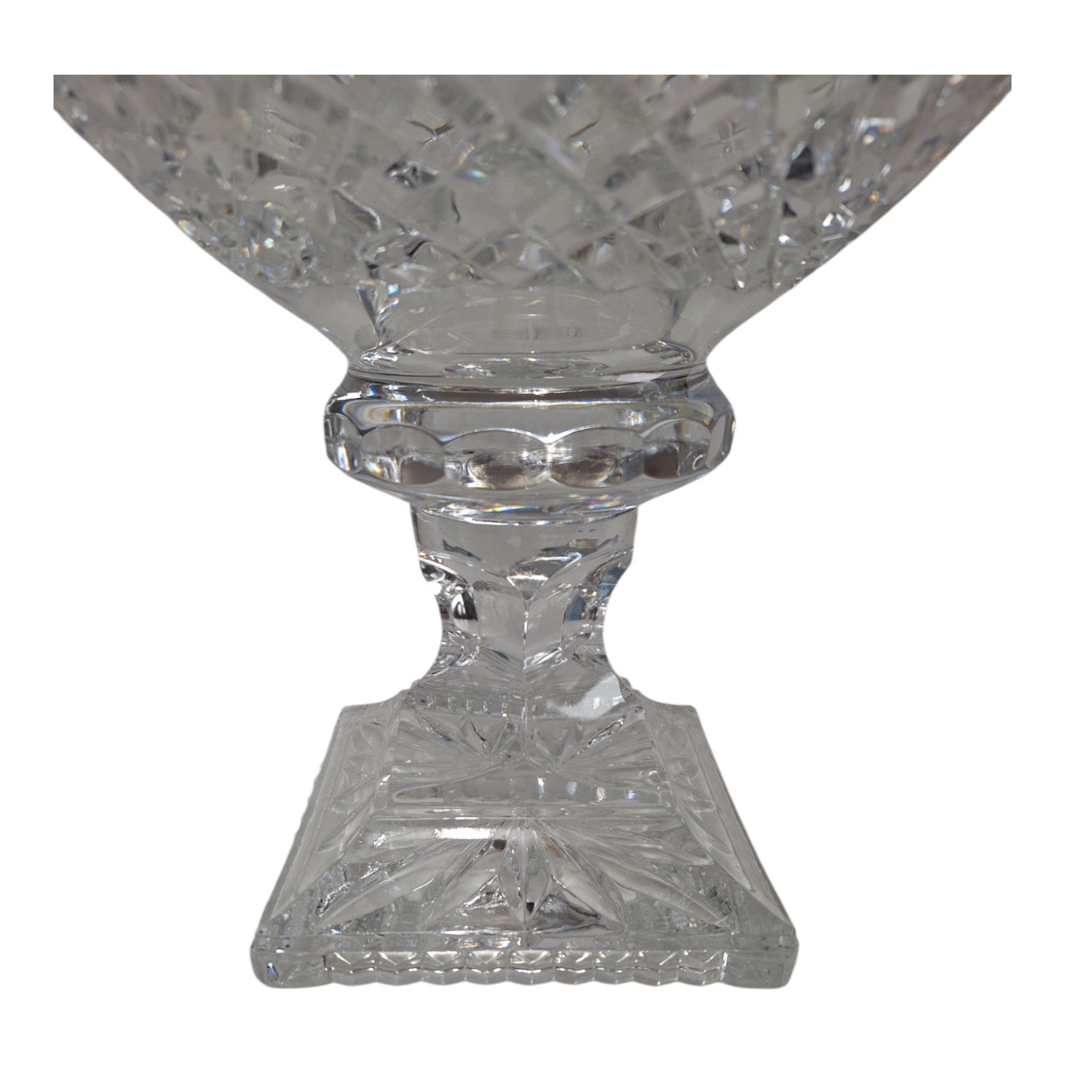 Kristall-Bowle | Geschliffenes Klarglas | H. 26,5 cm | 3,7 kg