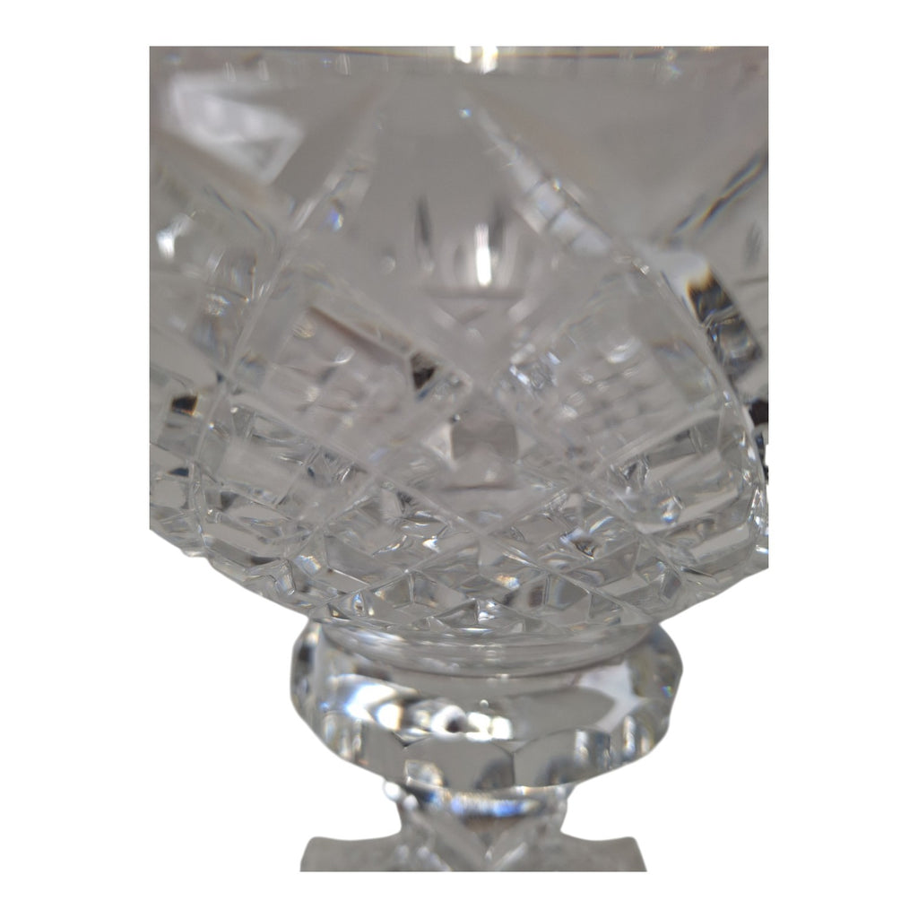 Kristall-Bowle | Geschliffenes Klarglas | H. 26,5 cm | 3,7 kg