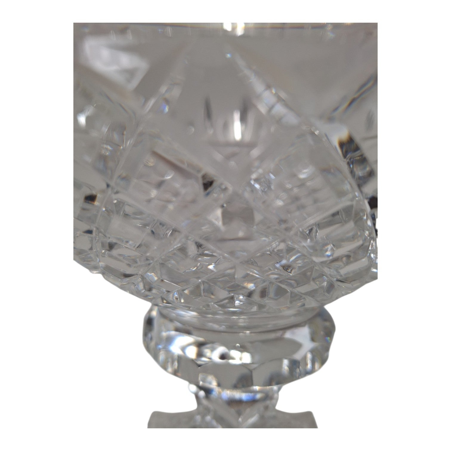 Kristall-Bowle | Geschliffenes Klarglas | H. 26,5 cm | 3,7 kg