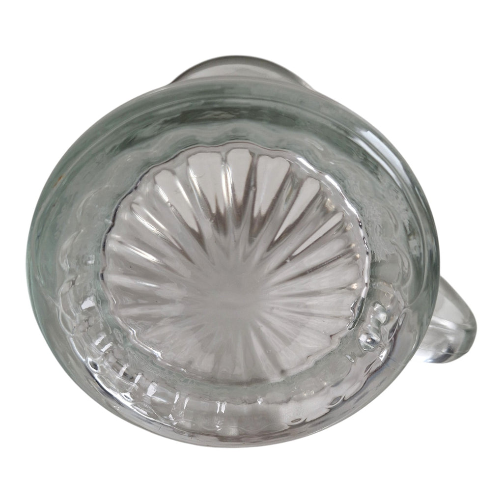 Bierkrug aus Glas mit Deckel | Westdeutschland | H. 17 cm