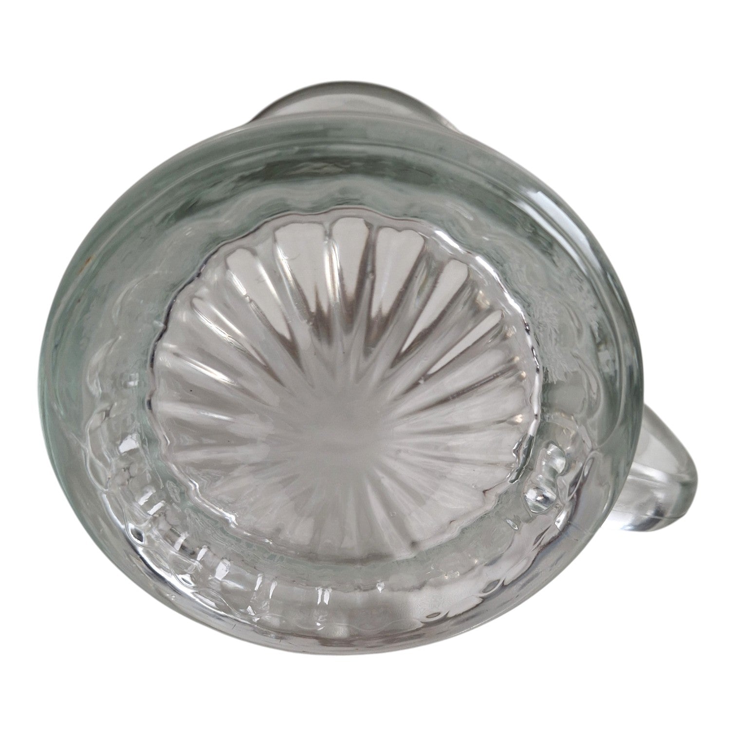 Bierkrug aus Glas mit Deckel | Westdeutschland | H. 17 cm