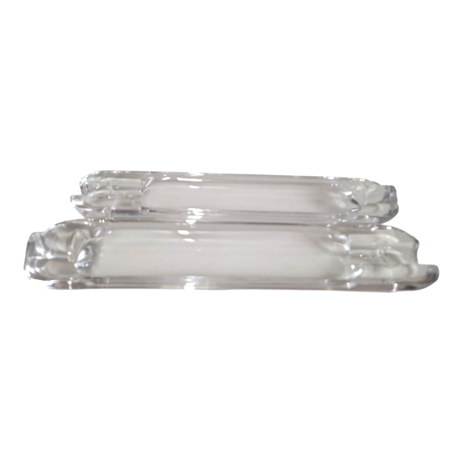 Habana Kristall-Zigarrenhalter | Aschenbecher aus Kristall | L. 25 cm