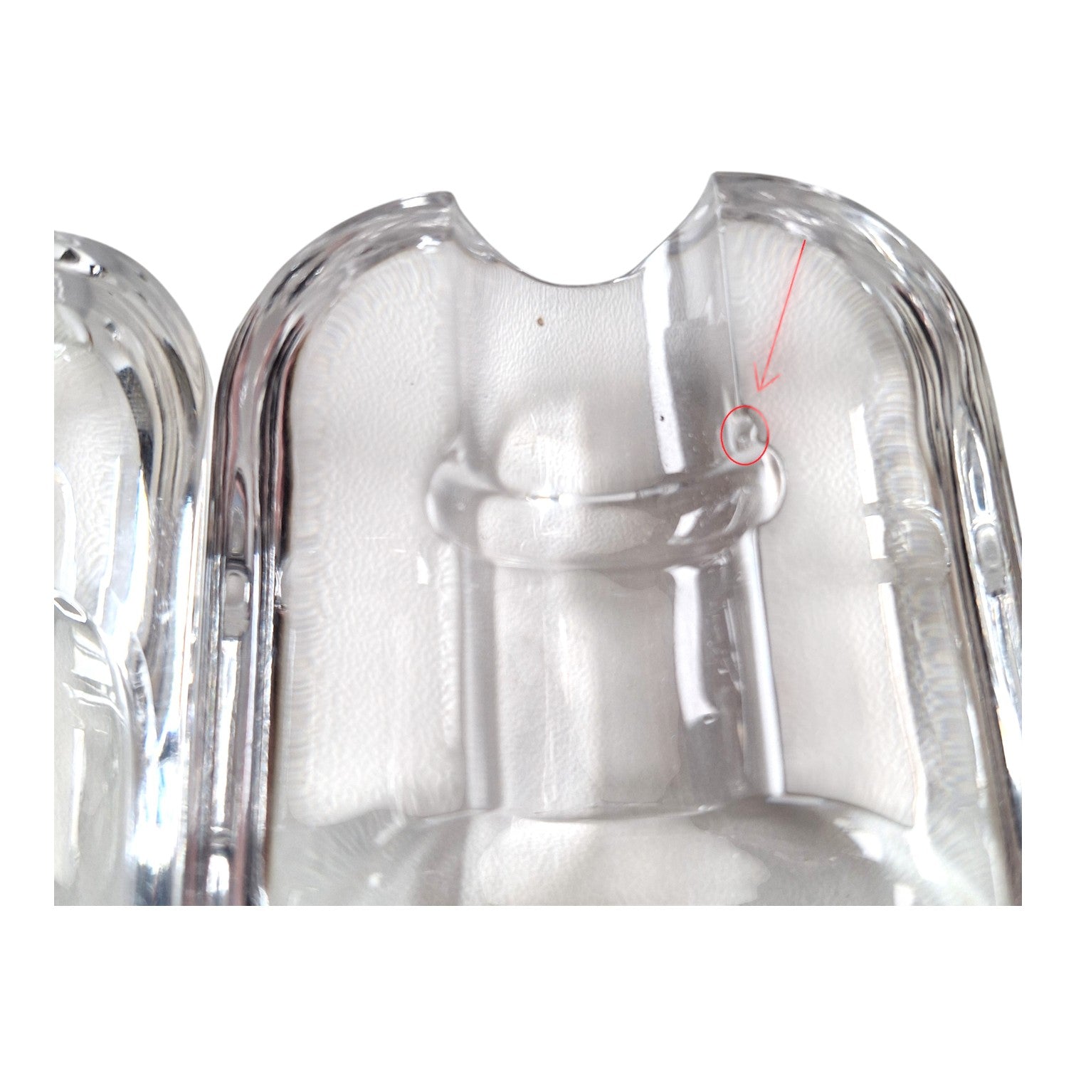 Habana Kristall-Zigarrenhalter | Aschenbecher aus Kristall | L. 25 cm
