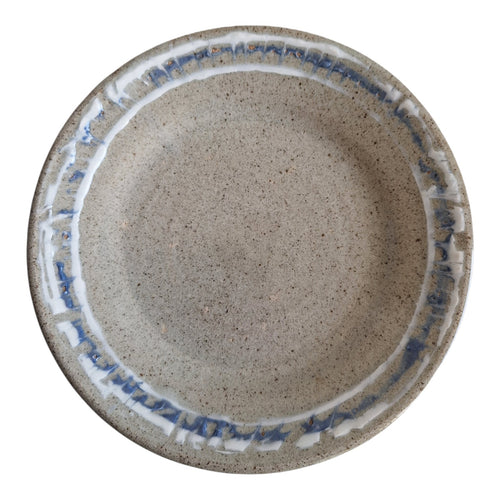 Aardewerk Bord | Gesigneerd Alida Cornelia Spence (ACS) | Geëmailleerde Rand | Ø 22,5 cm