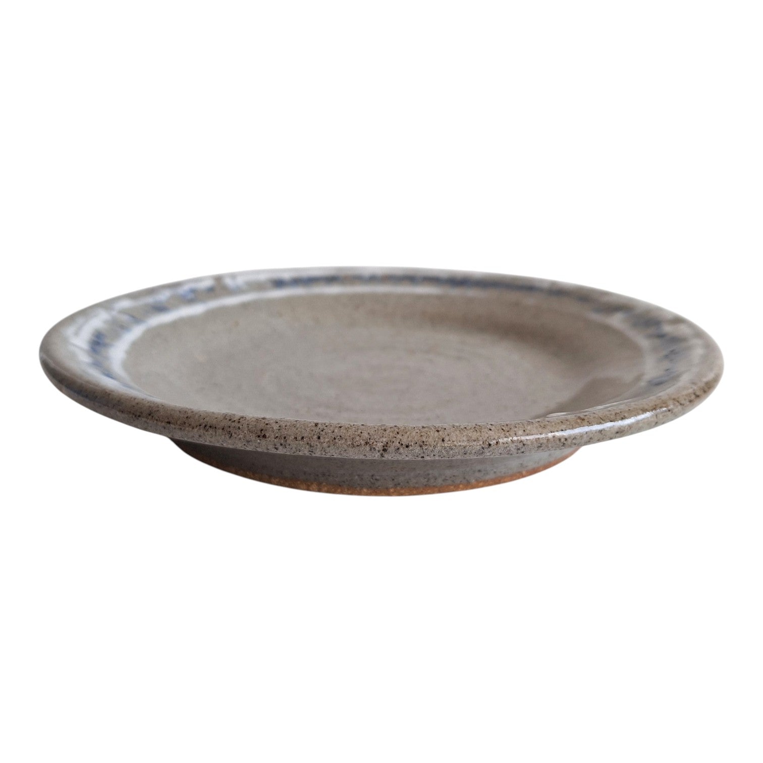 Aardewerk Bord | Gesigneerd Alida Cornelia Spence (ACS) | Geëmailleerde Rand | Ø 22,5 cm