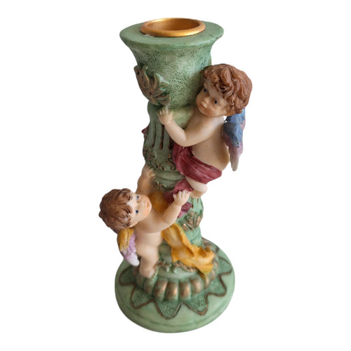 Liebesengel, Amor-Kerzenleuchter, aus Kunstharz