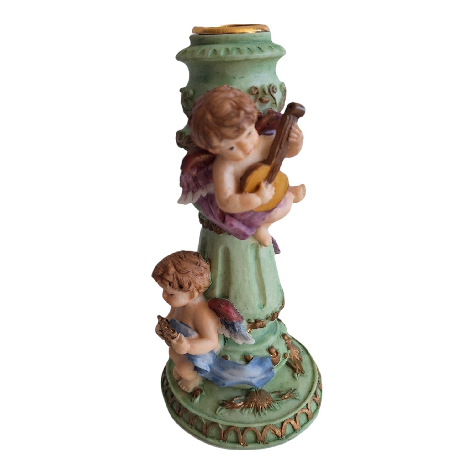 Musik Cupido Kerzenhalter, aus Kunstharz