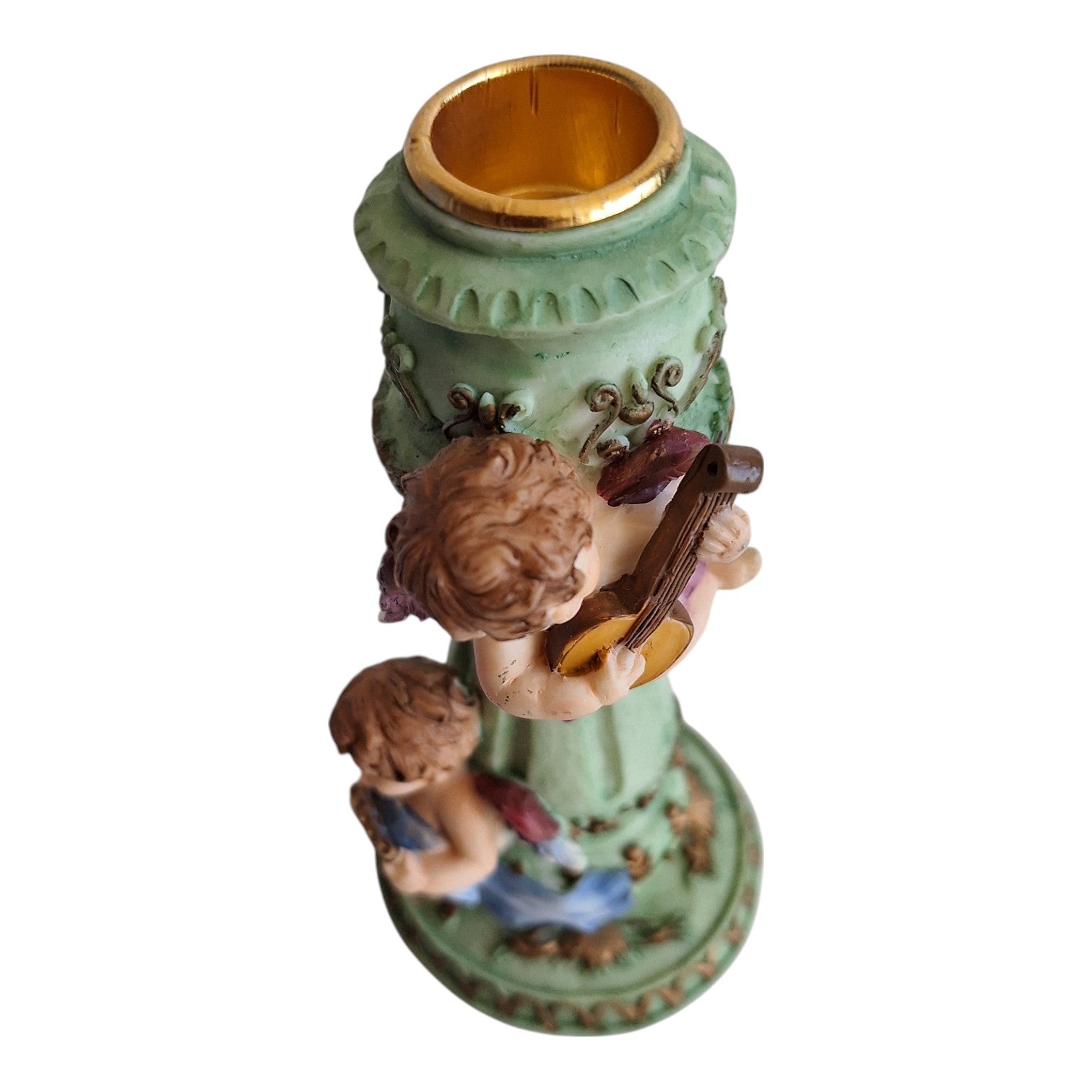 Musik Cupido Kerzenhalter, aus Kunstharz