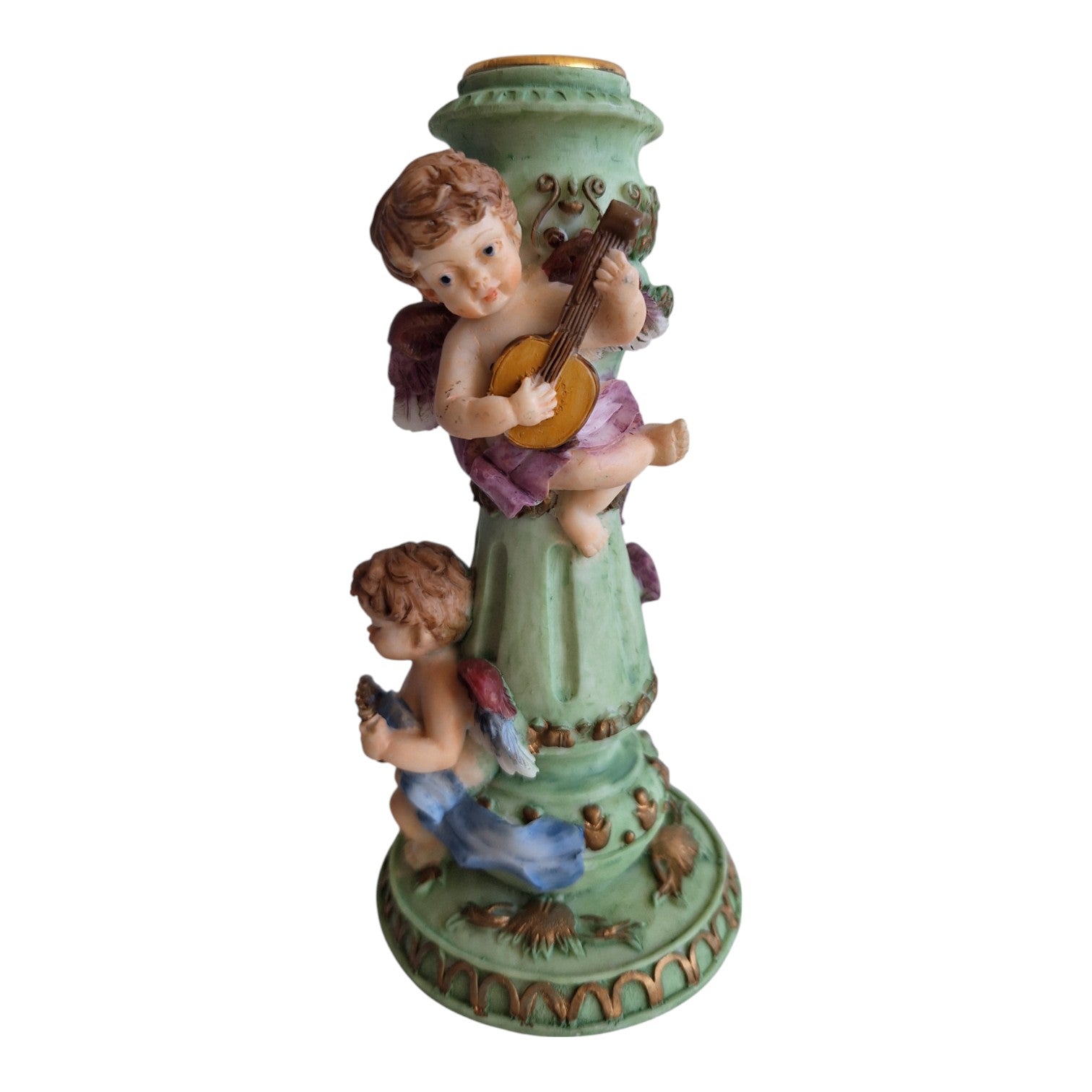 Musik Cupido Kerzenhalter, aus Kunstharz