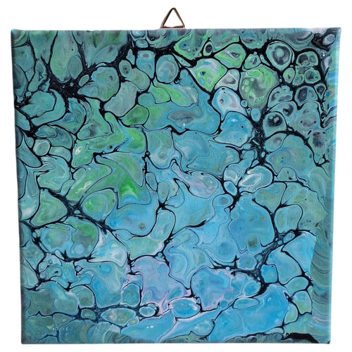 Acrylverf op Doek - Fluid Art van Arendina Borreman