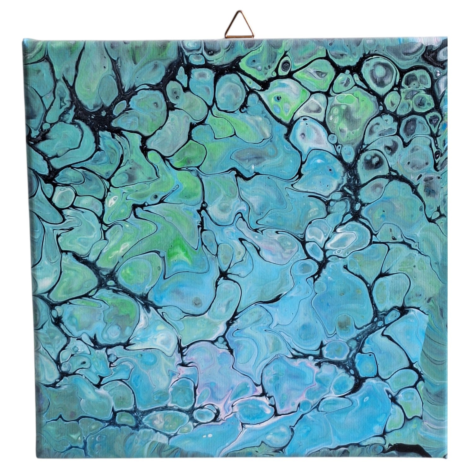 Acrylverf op Doek - Fluid Art van Arendina Borreman