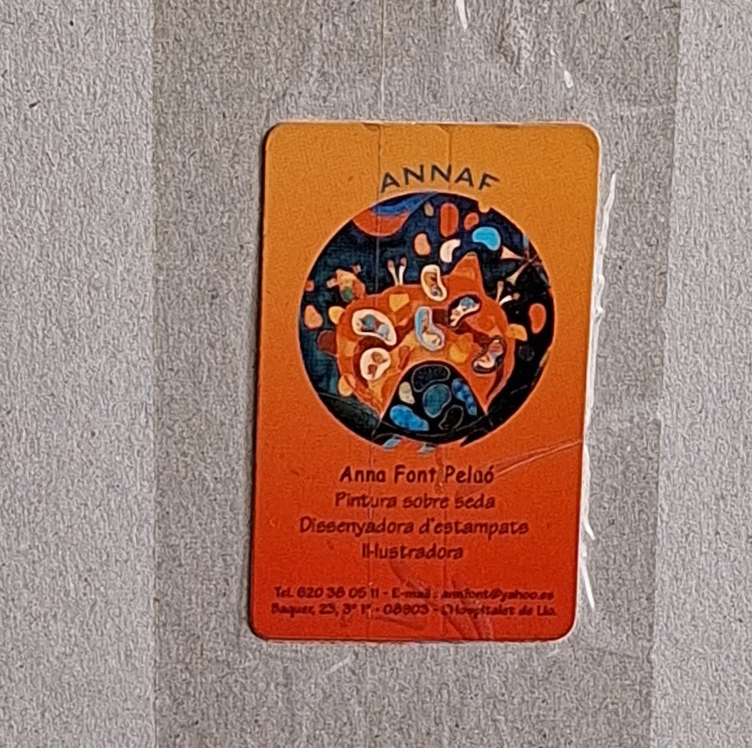 Anna Font – Gerahmtes Kunstwerk auf Seide | Neosurrealismus