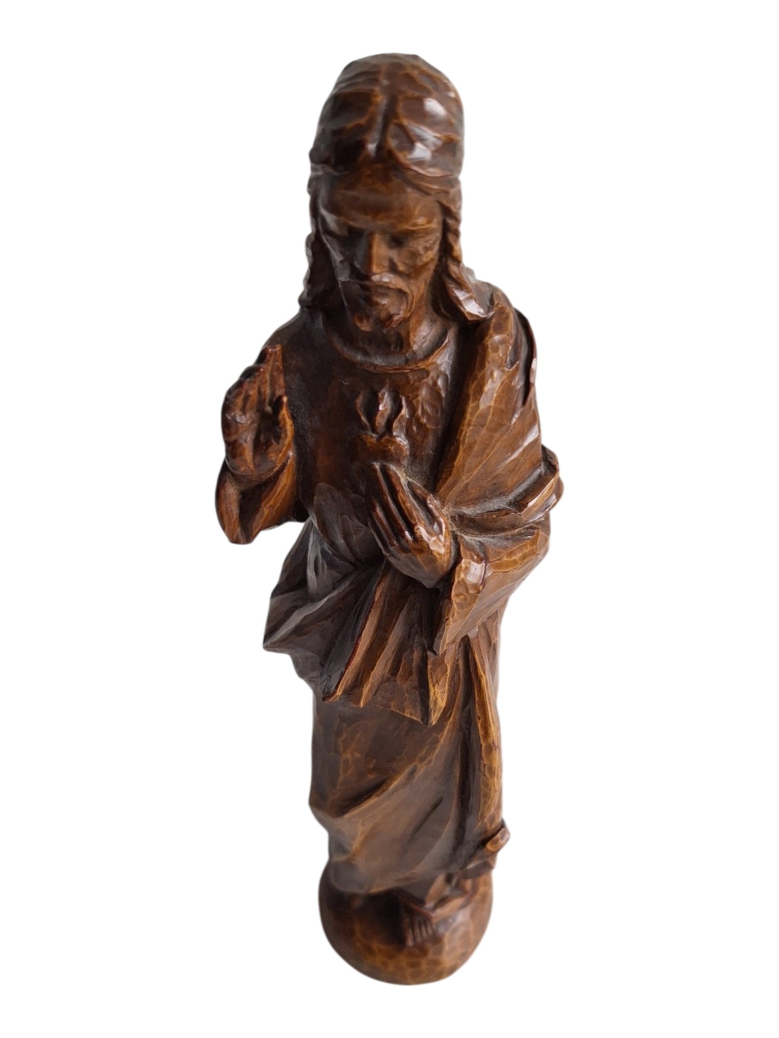 Herz-Jesu-Statue – Kunstharz, 60er-Jahre