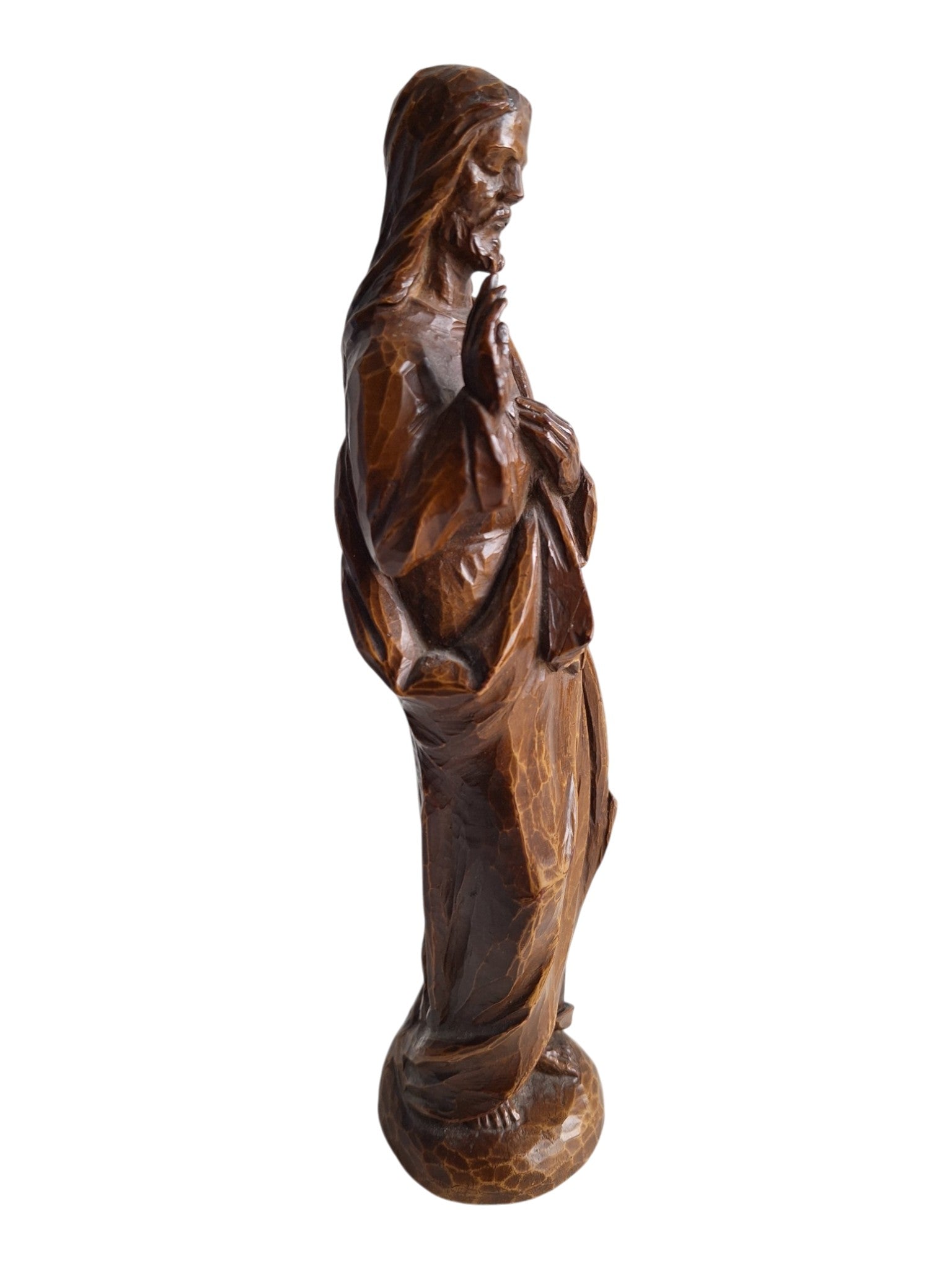 Herz-Jesu-Statue – Kunstharz, 60er-Jahre