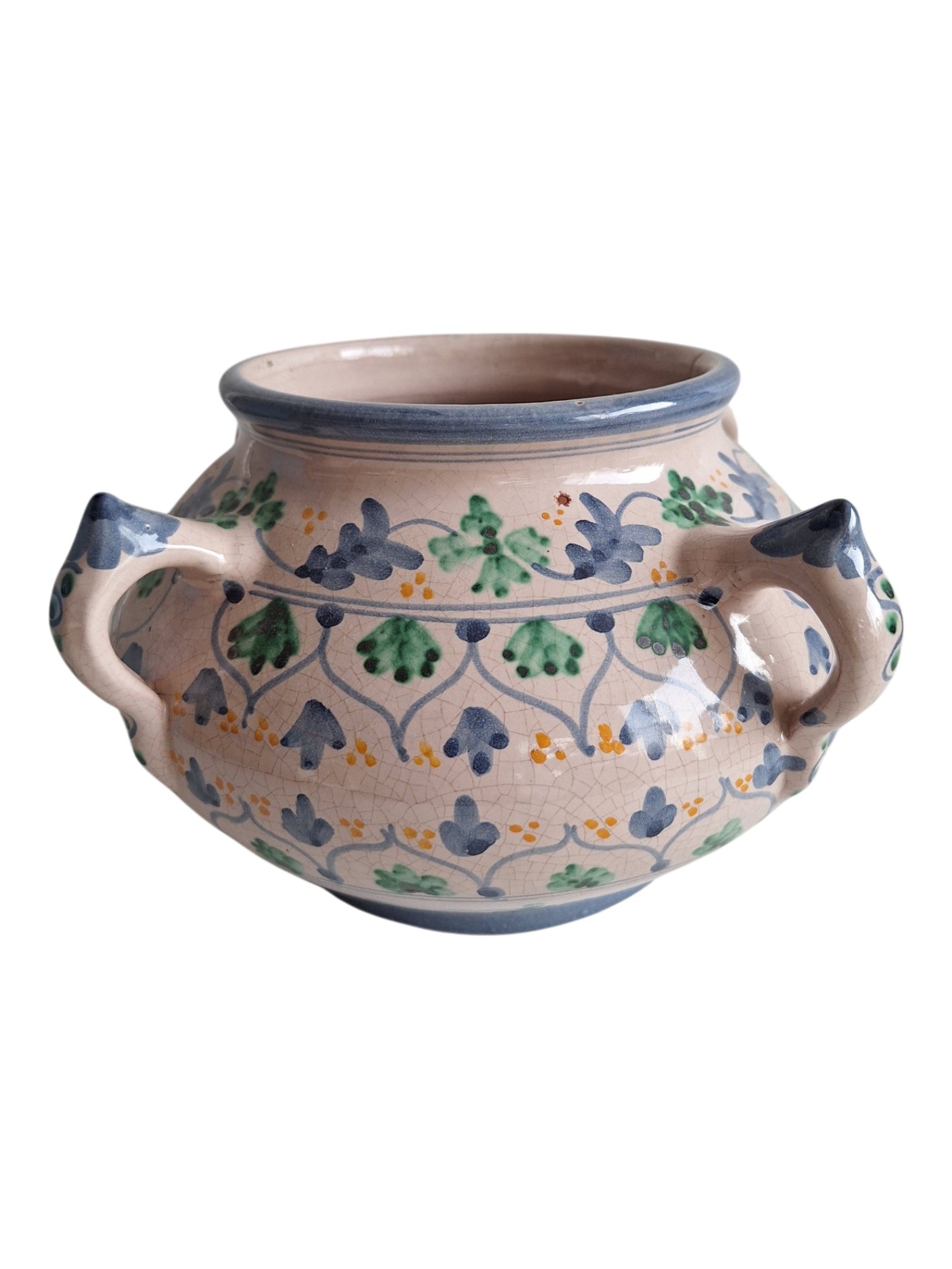 Spanische Keramikschale | Alf Arte Muel Aragón | Handgefertigt | 26 cm