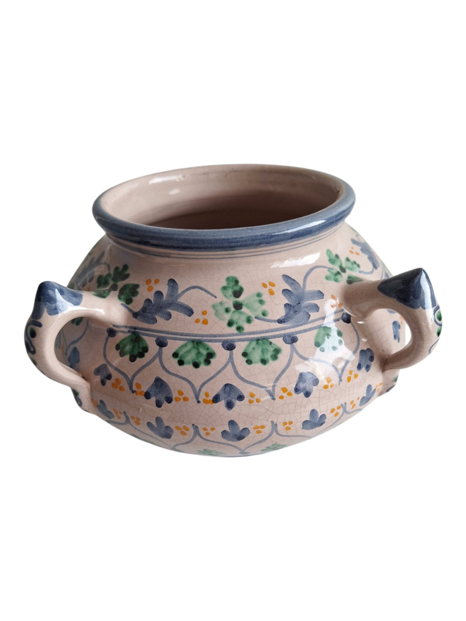 Spanische Keramikschale | Alf Arte Muel Aragón | Handgefertigt | 26 cm