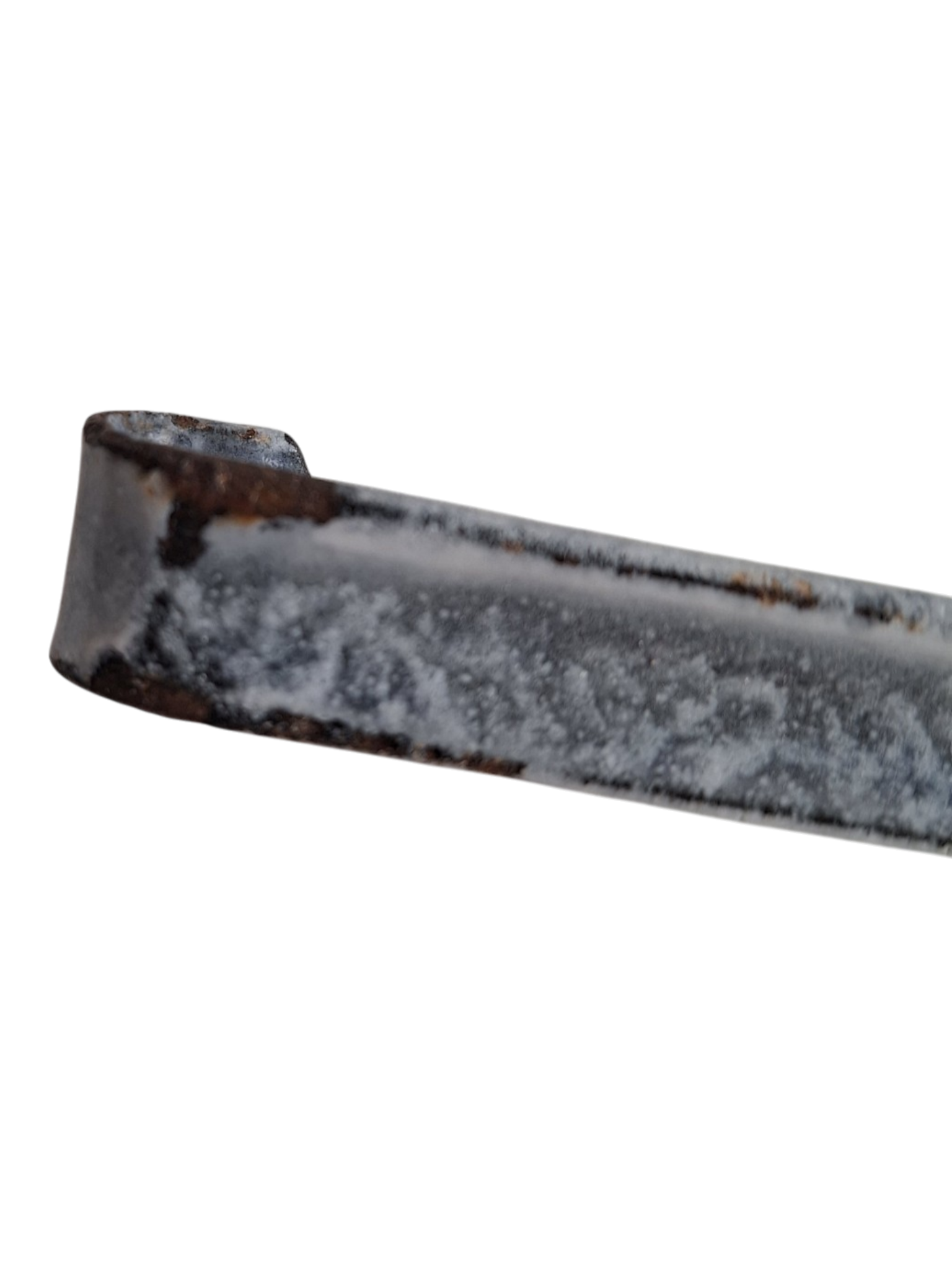 Grau gesprenkeltes Emaille Löffelregal