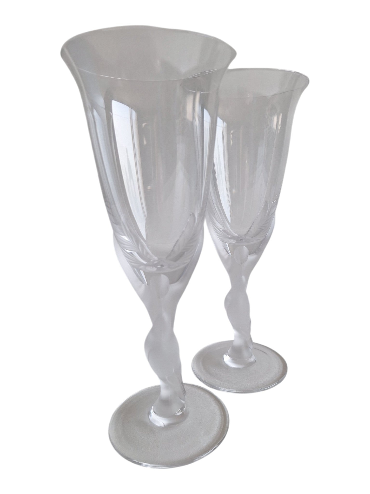 Igor Carl Fabergé 'Kissing Doves' Champagnergläser | 2er-Set | Sammlerstücke