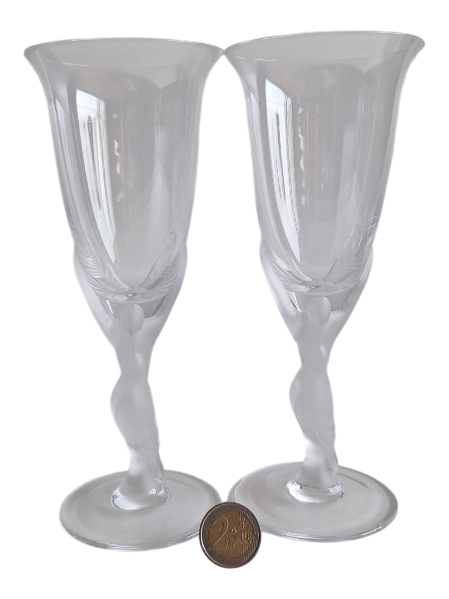 Igor Carl Fabergé 'Kissing Doves' Champagnergläser | 2er-Set | Sammlerstücke