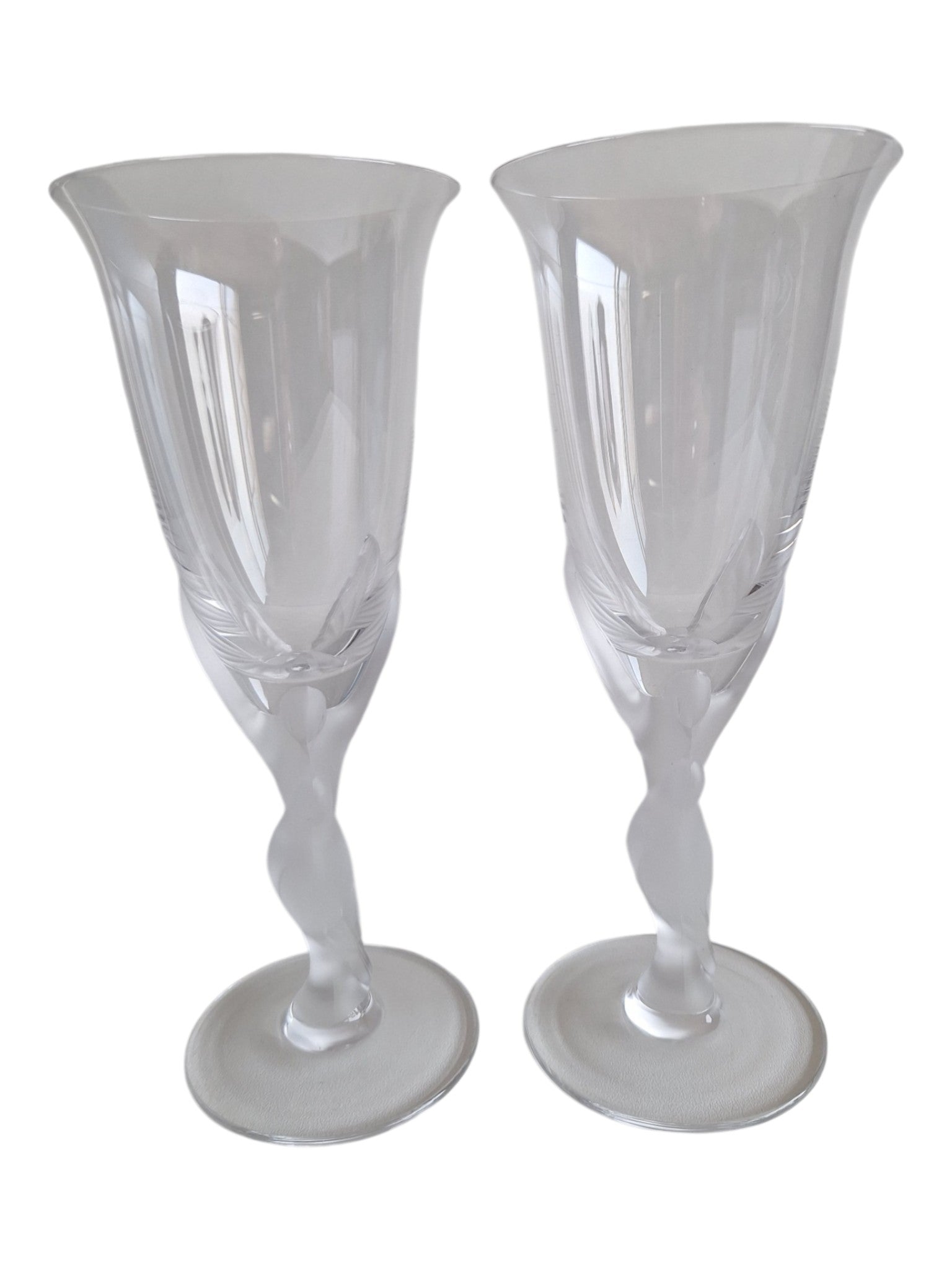 Igor Carl Fabergé 'Kissing Doves' Champagnergläser | 2er-Set | Sammlerstücke