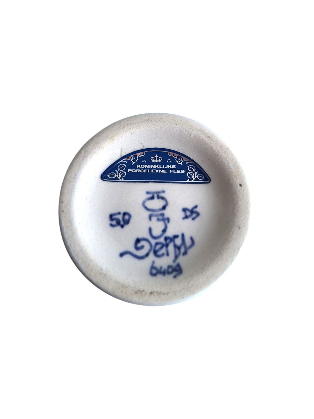 Royal Delft Delfter Blau Pillendose | Meistermaler S.J.A. Rinsma | Jahresbuchstabe DS 1998