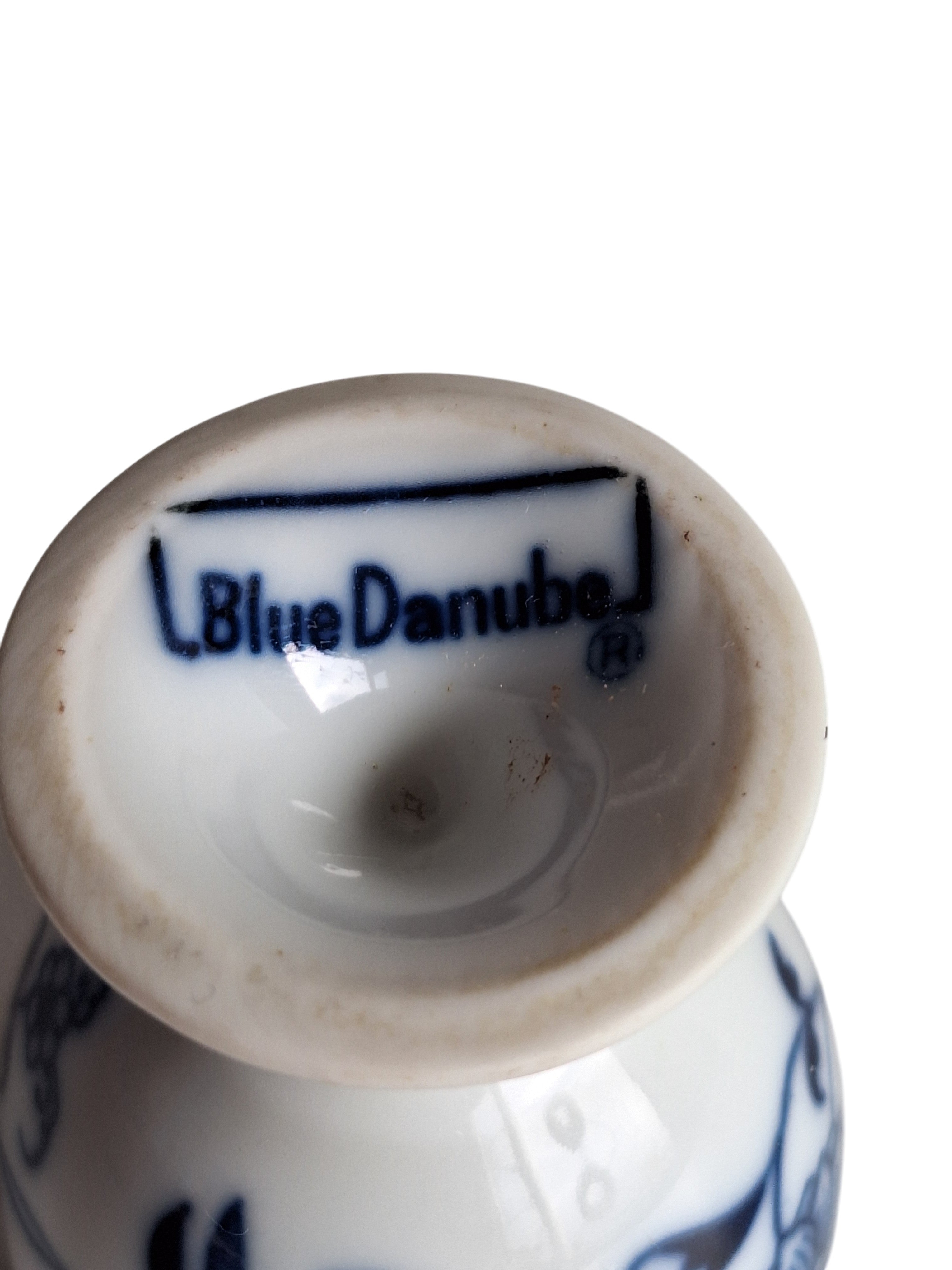 Blue Danube Eierbecher | Zwiebelmuster | Blau-Weiß Porzellan
