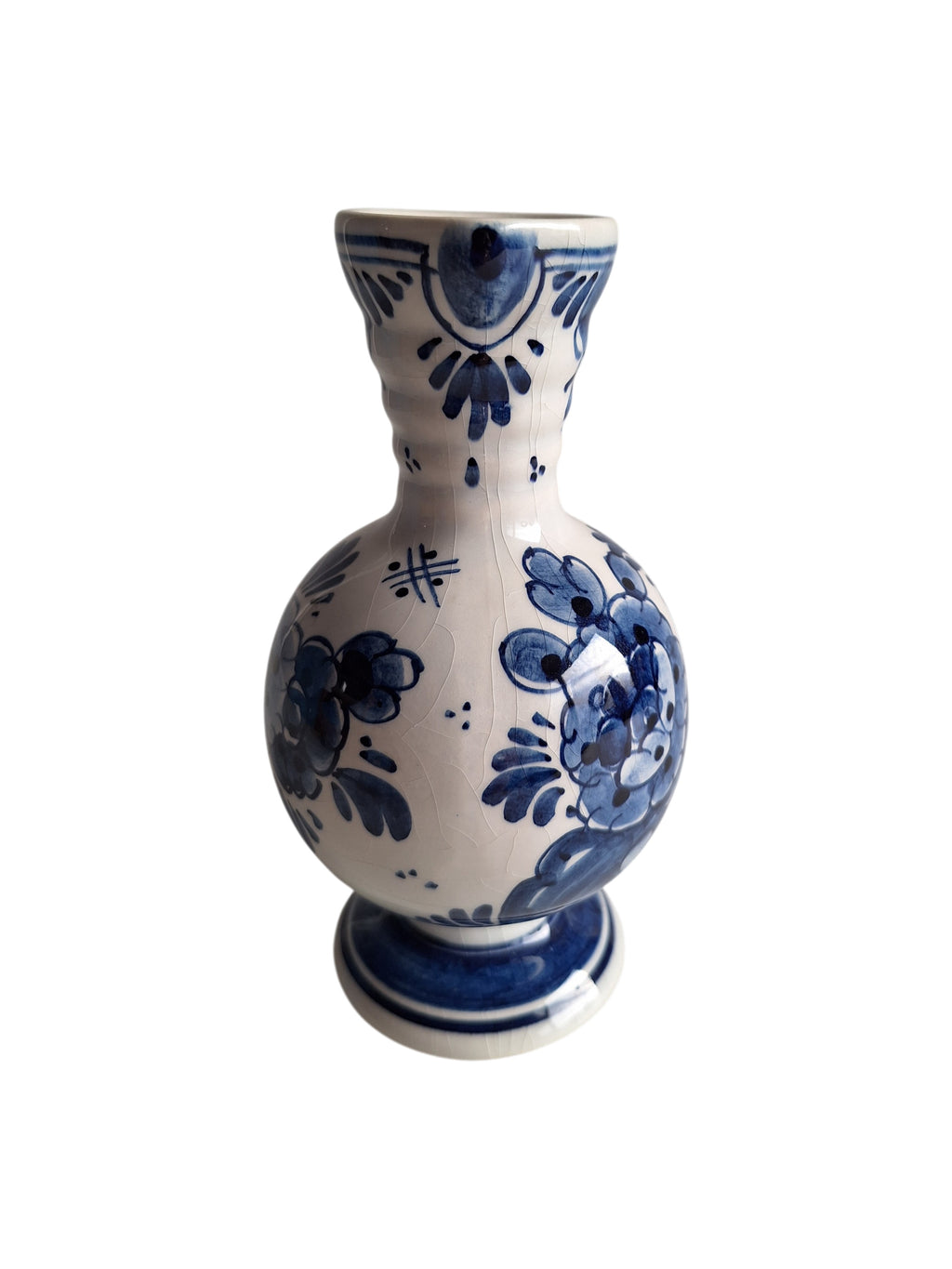 Delftblaues Kännchen | Keramikfabrik Velsen | Handbemaltes Blumenmotiv