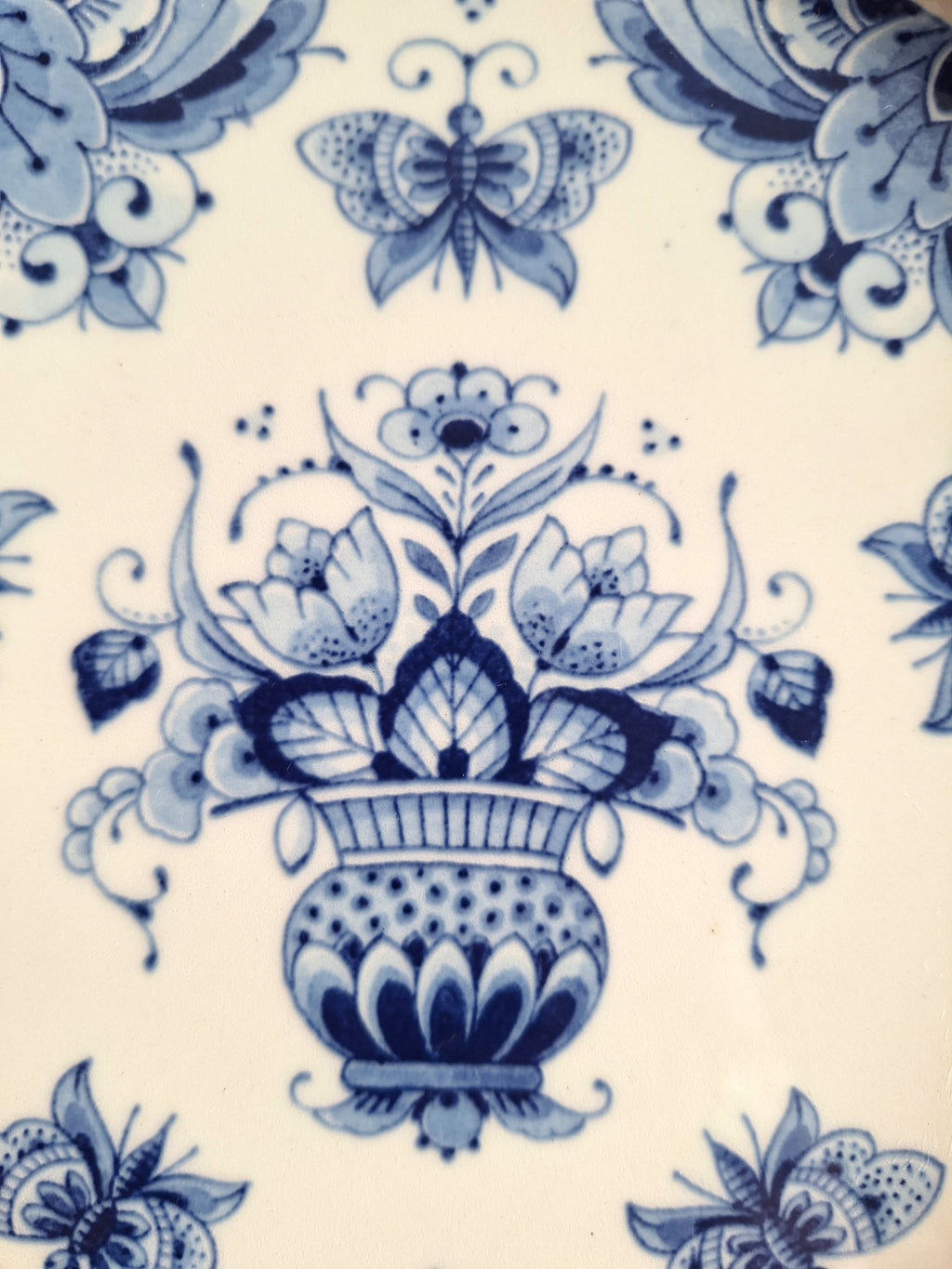 Westraven Delfter Blau Serviertablett | Anno 1661 | Zinnrand Nr. 531