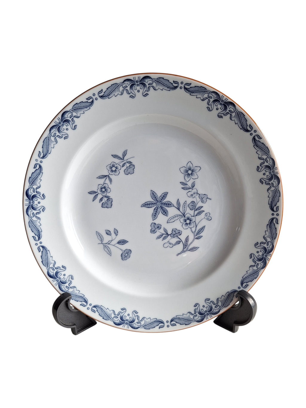 Rörstrand Ostindia Teller | Schwedisches Porzellan Blaues Blumenmuster | Ø 21 cm