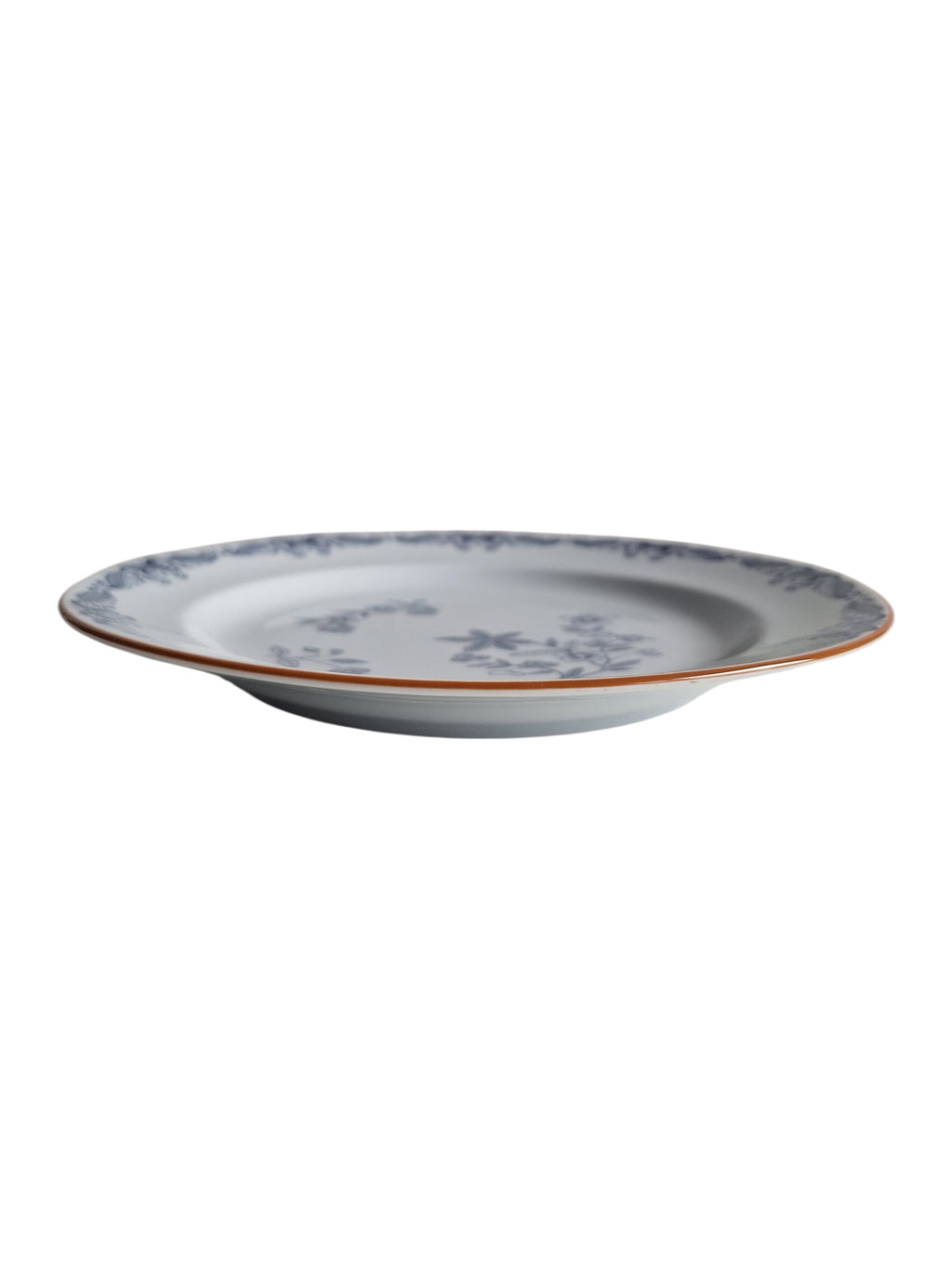 Rörstrand Ostindia Teller | Schwedisches Porzellan Blaues Blumenmuster | Ø 21 cm