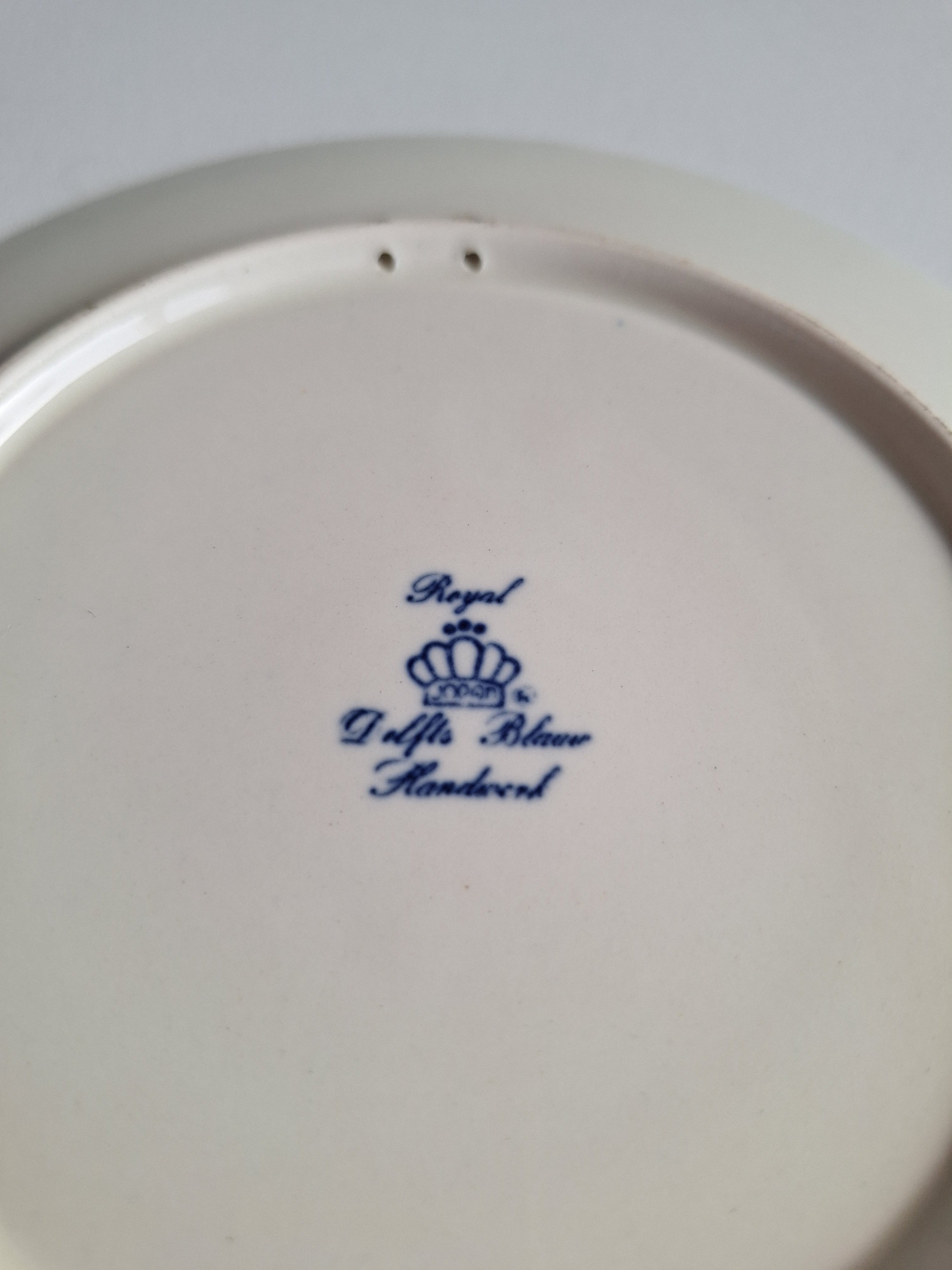 Royal Delft Wandteller Jahreszeiten Winter | Delfter Blau Handarbeit