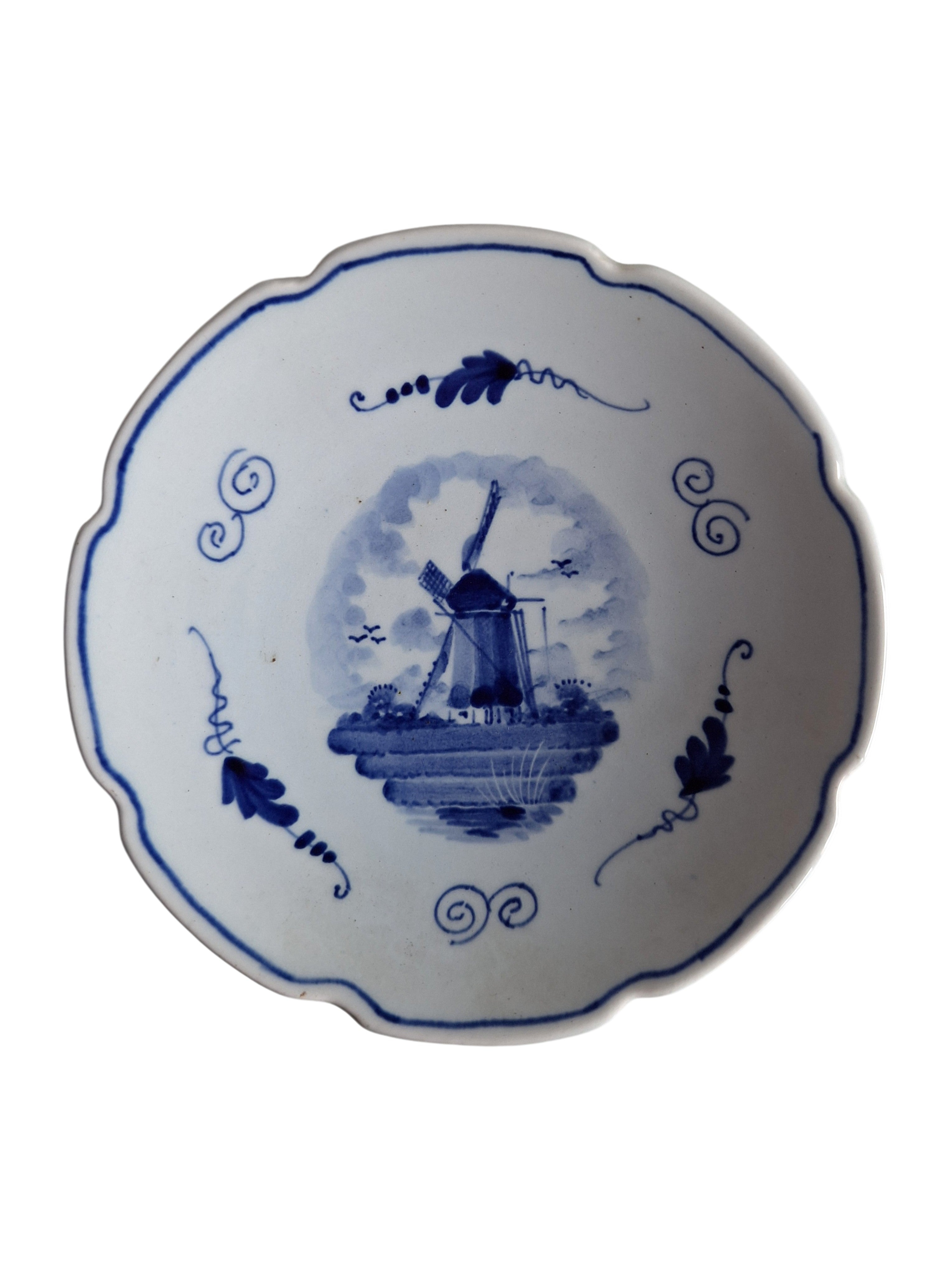 Delft Blau Schälchen | Plateelbakkerij Schoonhoven | Handbemalt 40er Jahre