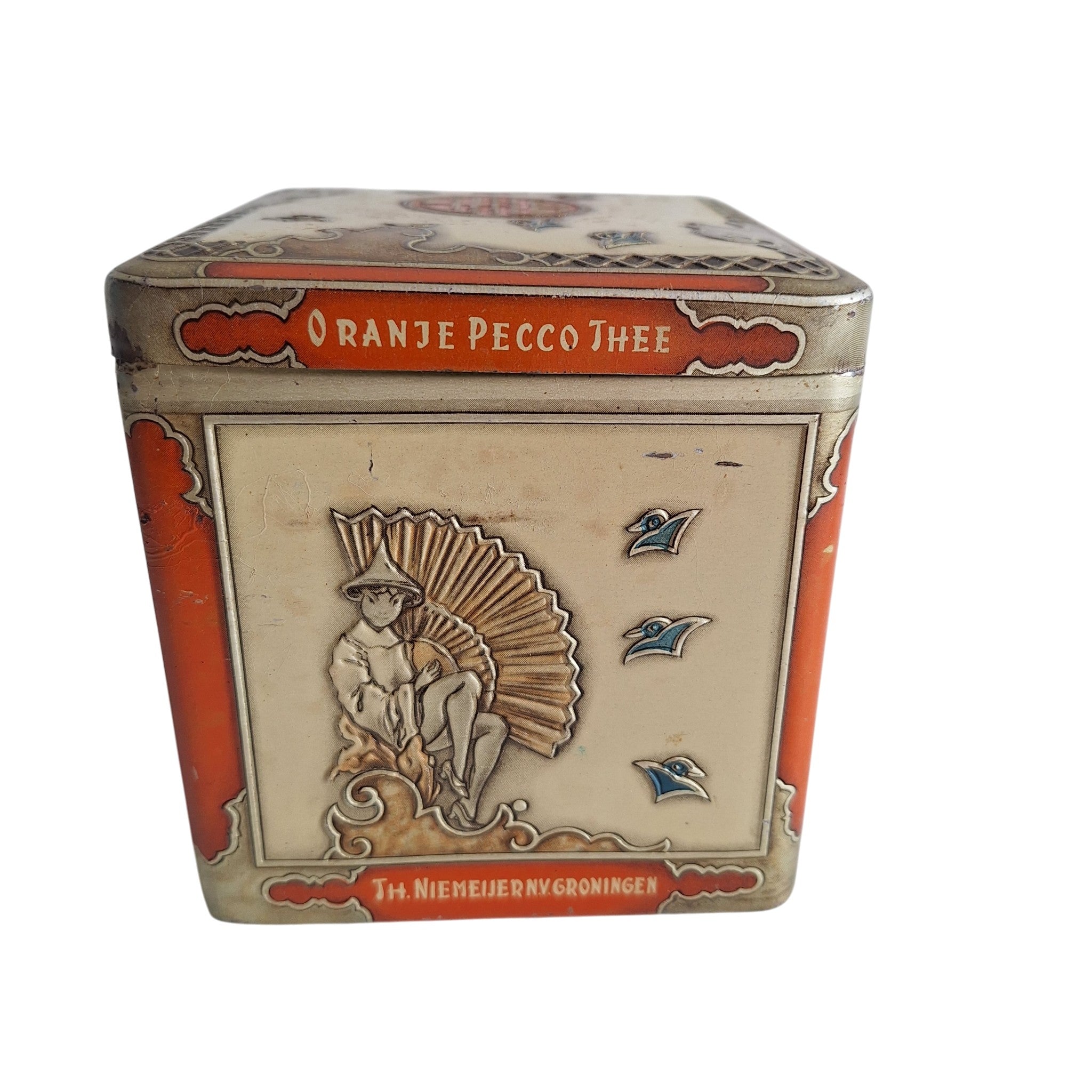 Vintage tin from Th. Niemeijer LTD from the Netherlands, 1920-1940