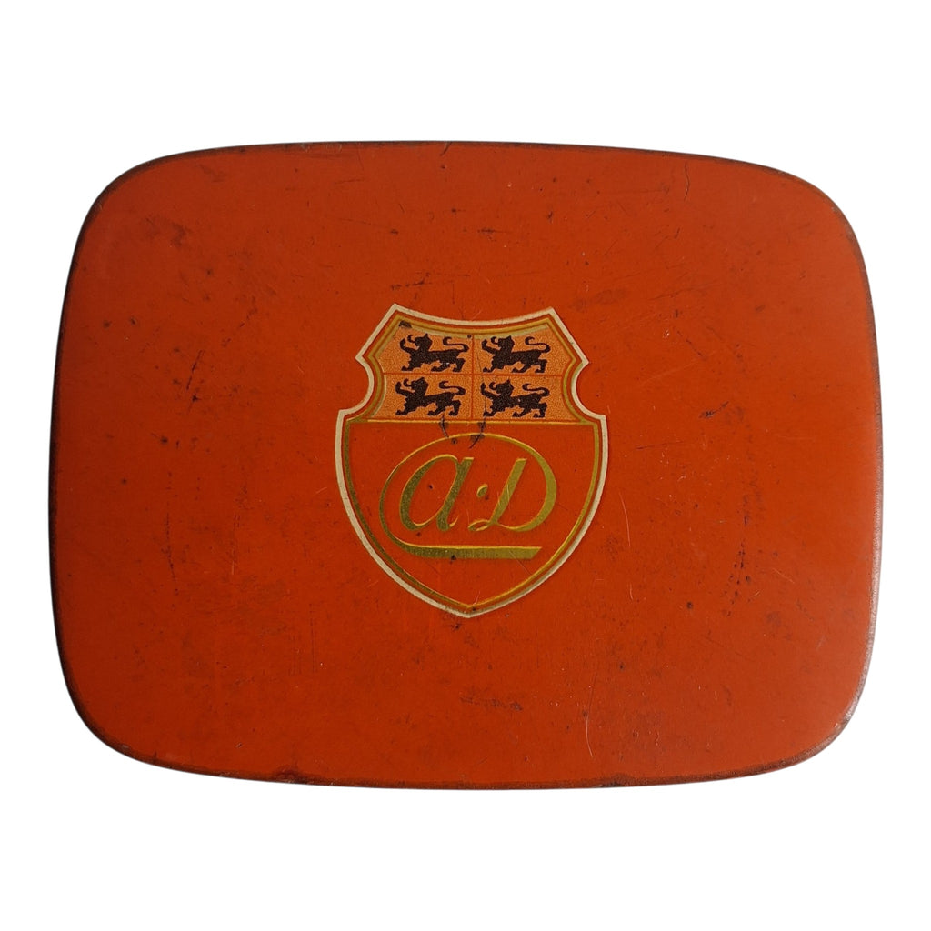 Driessen Kakao Dose — Jugendstil Orange Blechdose Rotterdam