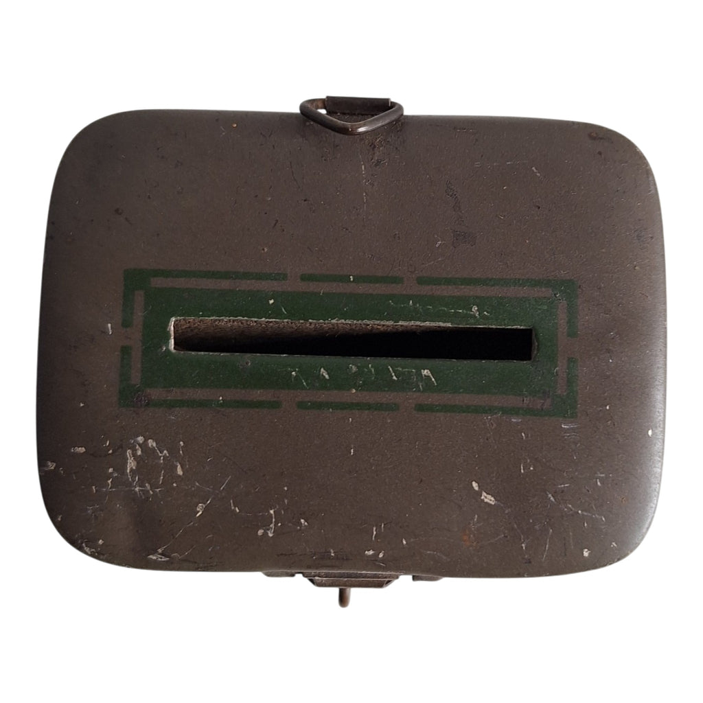 Metallene Spendendose Freie Universität Amsterdam 1937 — 100-jähriges Bestehen
