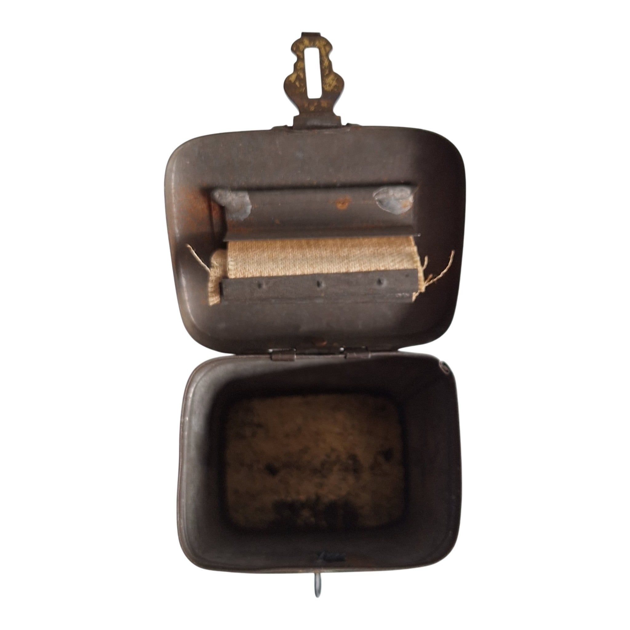 Metallene Spendendose Freie Universität Amsterdam 1937 — Beschädigtes Exemplar