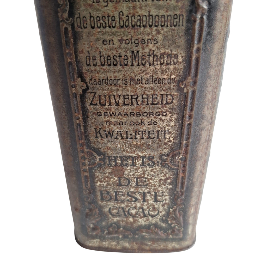 Kakaodose A. Driessen Rotterdam — „Der Beste Kakao“ mit Greifen-Relief