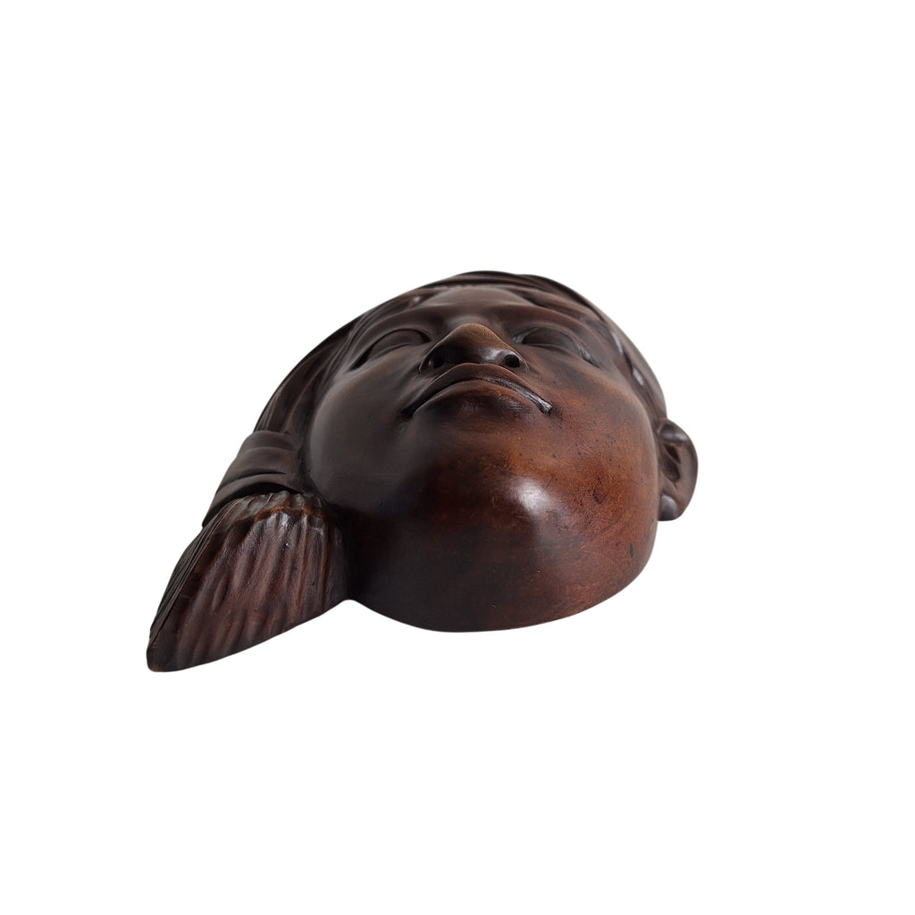Balinesisches Wandrelief Mann – handgeschnitzt, 17,5 cm