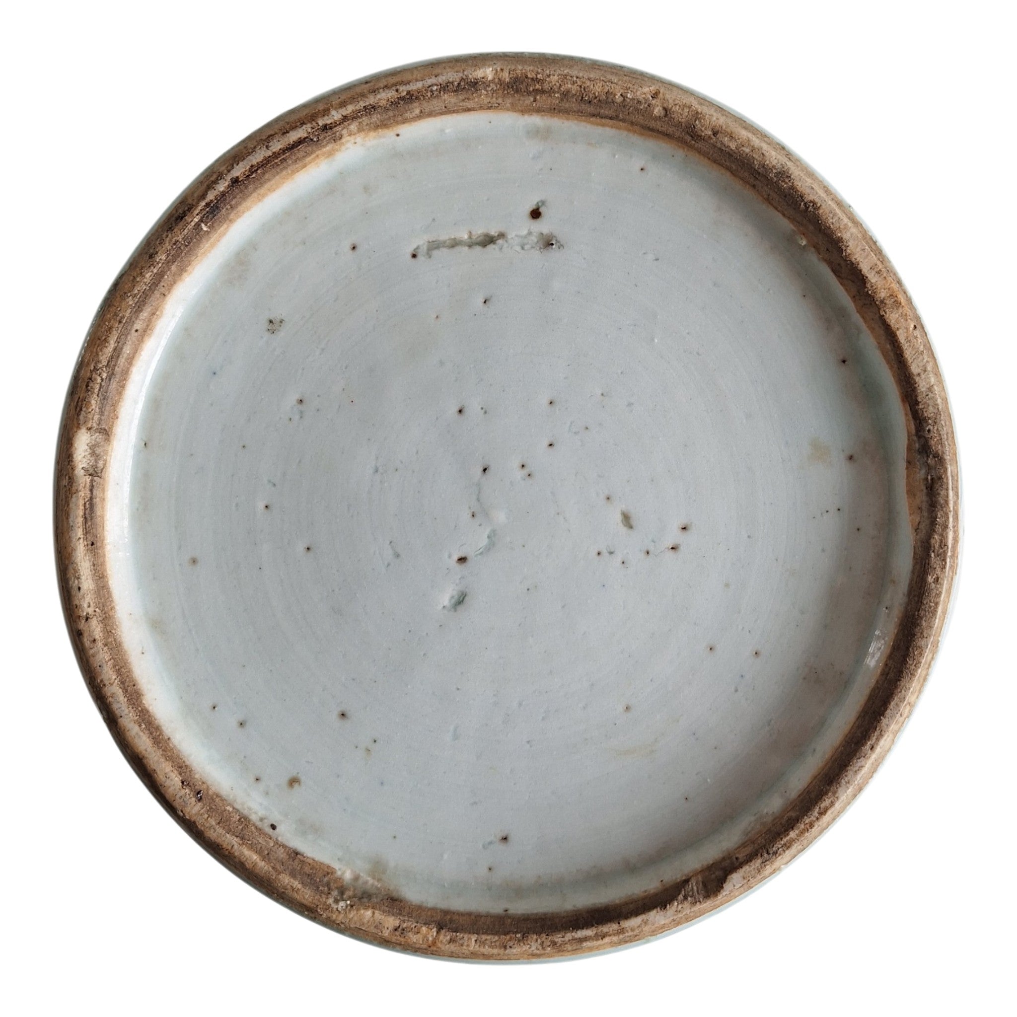 Chinesischer Blau-Weißer Ingwertopf mit Double Happiness Symbol – Qing-Dynastie-Stil