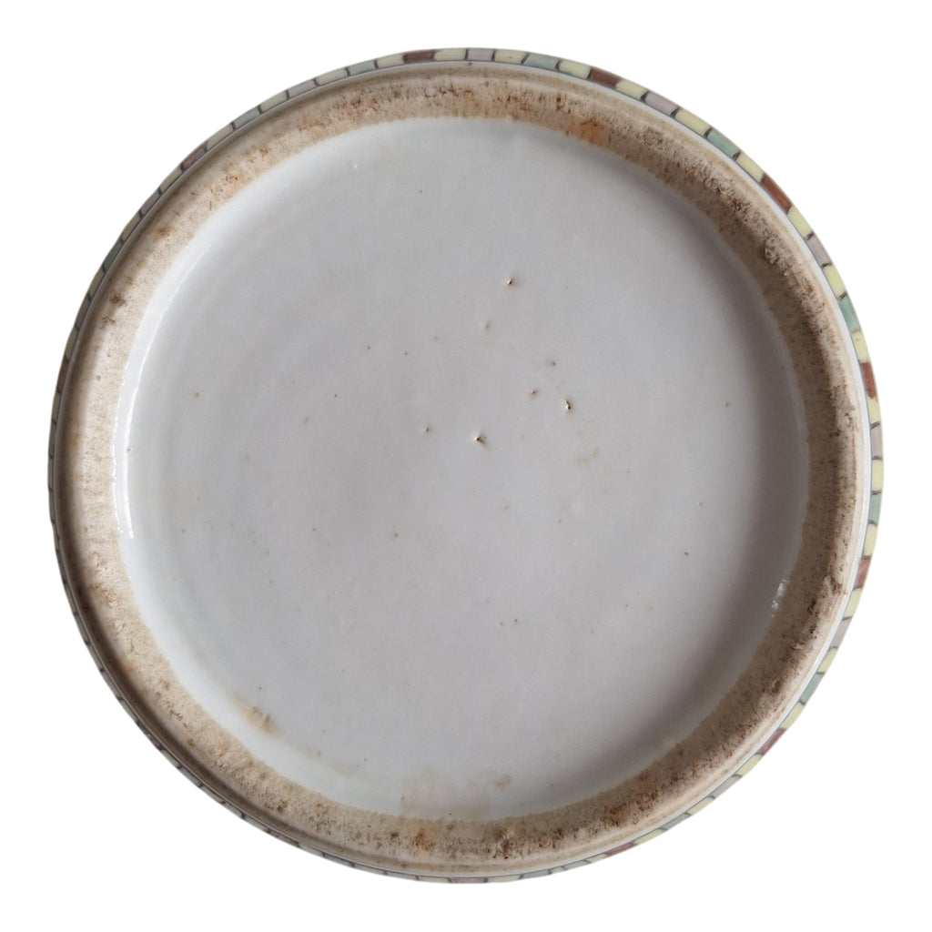 Chinesisches Ingwergefäß mit Deckel, Famille Verte – Phönix und florale Motive