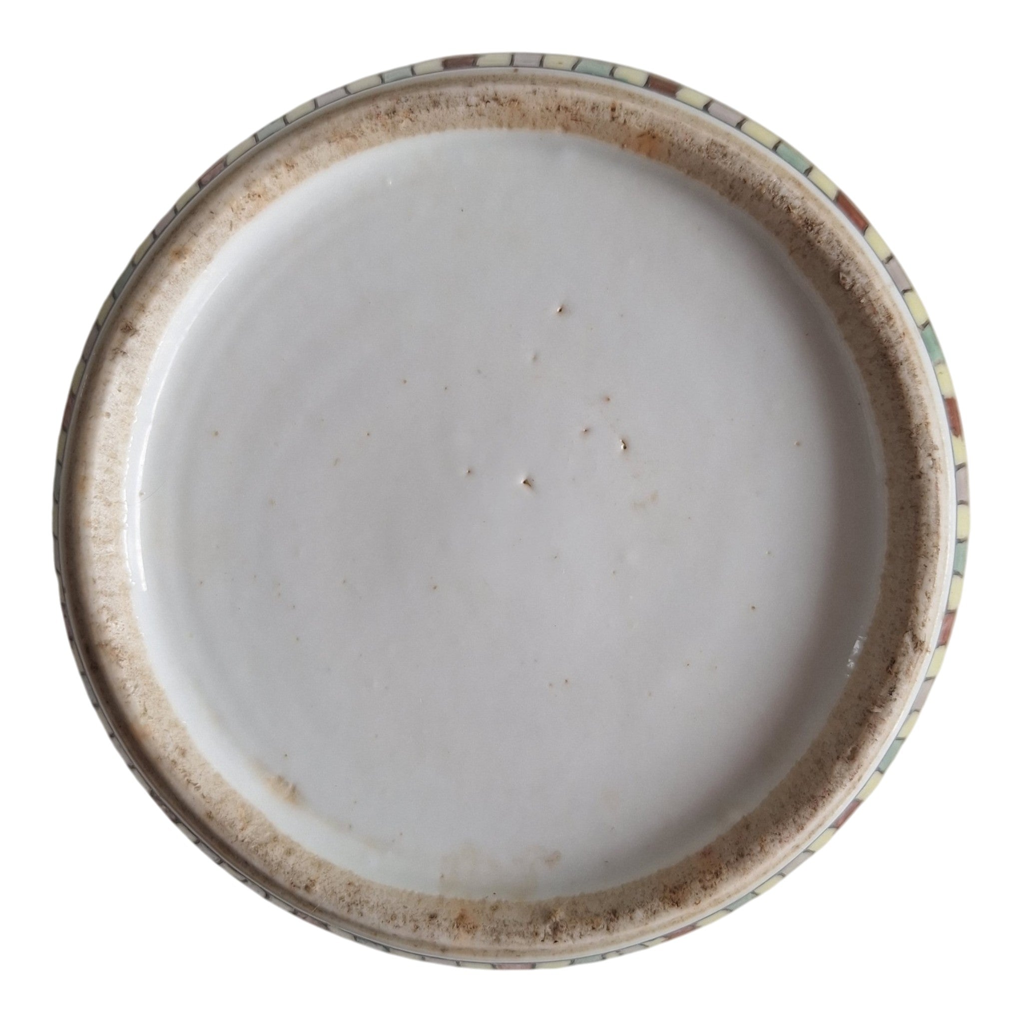 Chinesisches Ingwergefäß mit Deckel, Famille Verte – Phönix und florale Motive