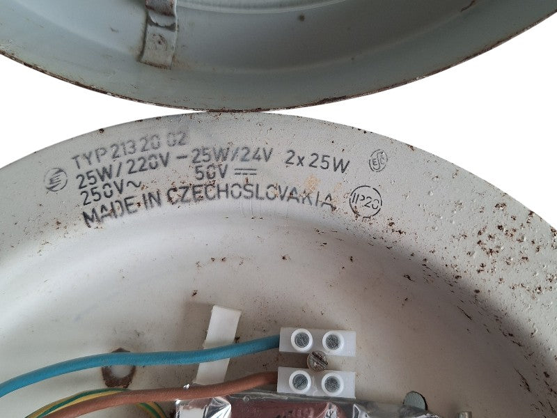 Industriële Noodlamp Elektrosvit – Tsjecho-Slowakije jaren 60/70