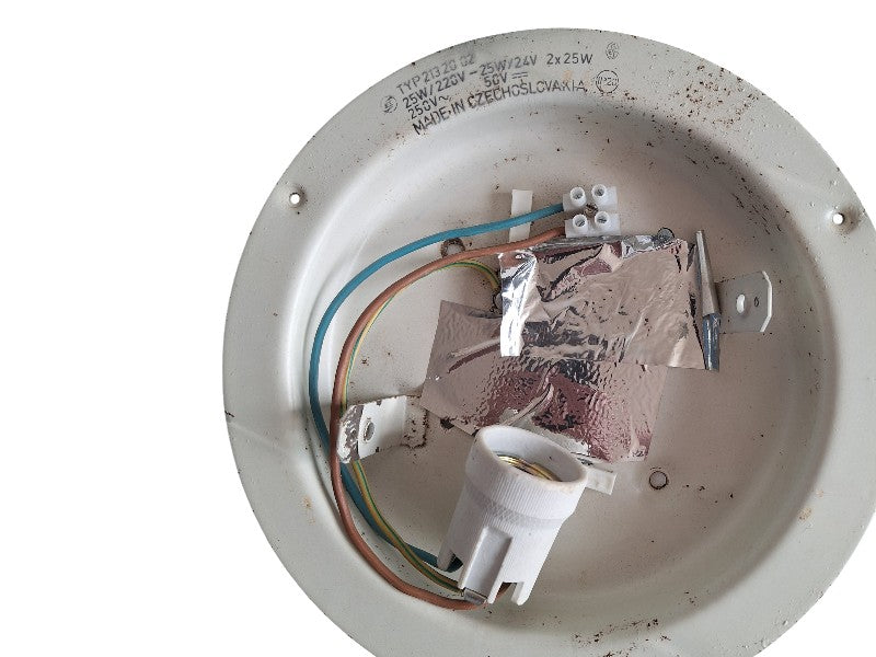 Industriële Noodlamp Elektrosvit – Tsjecho-Slowakije jaren 60/70