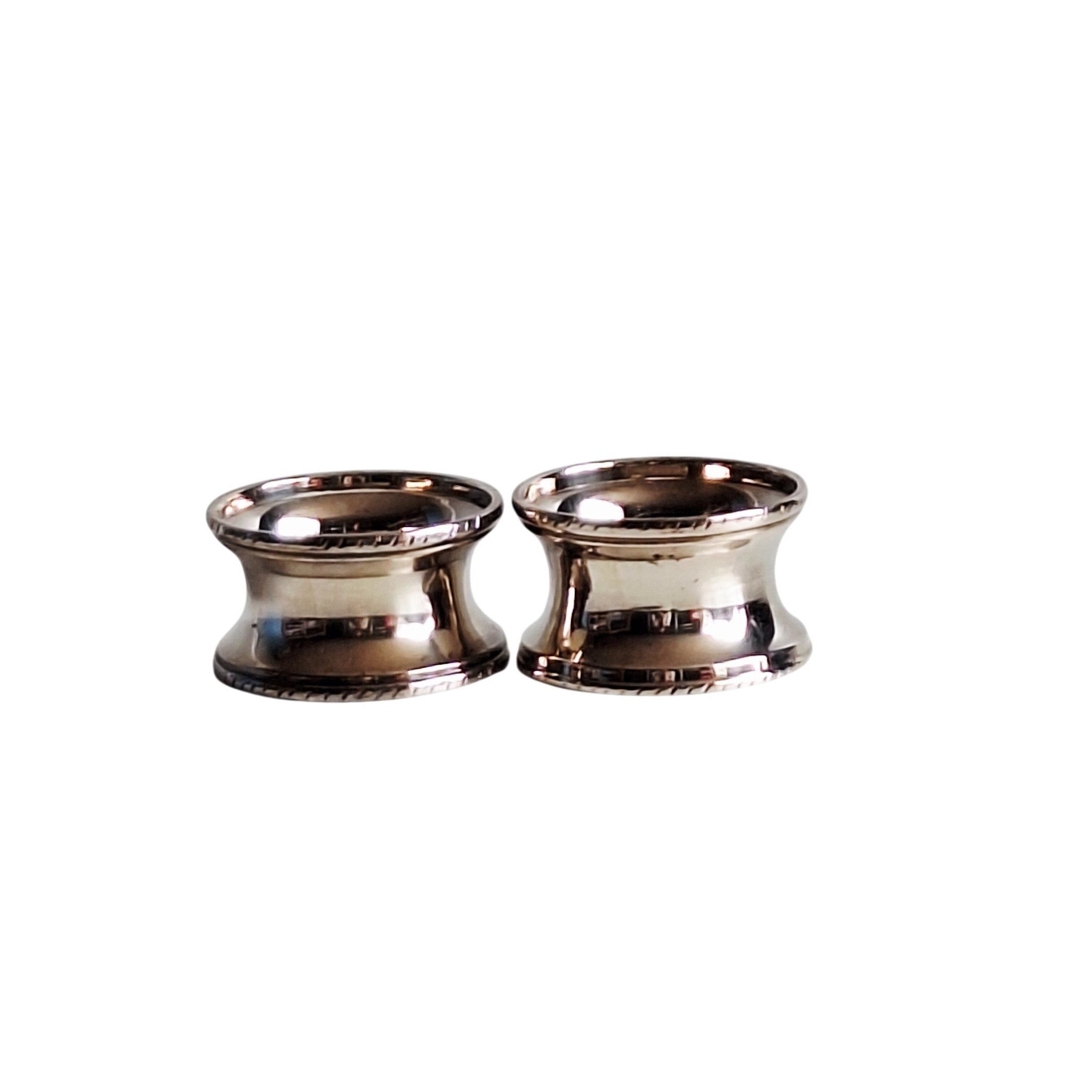 Verzilverde Servetringen Set van 2 – Klassiek Tafelaccessoire